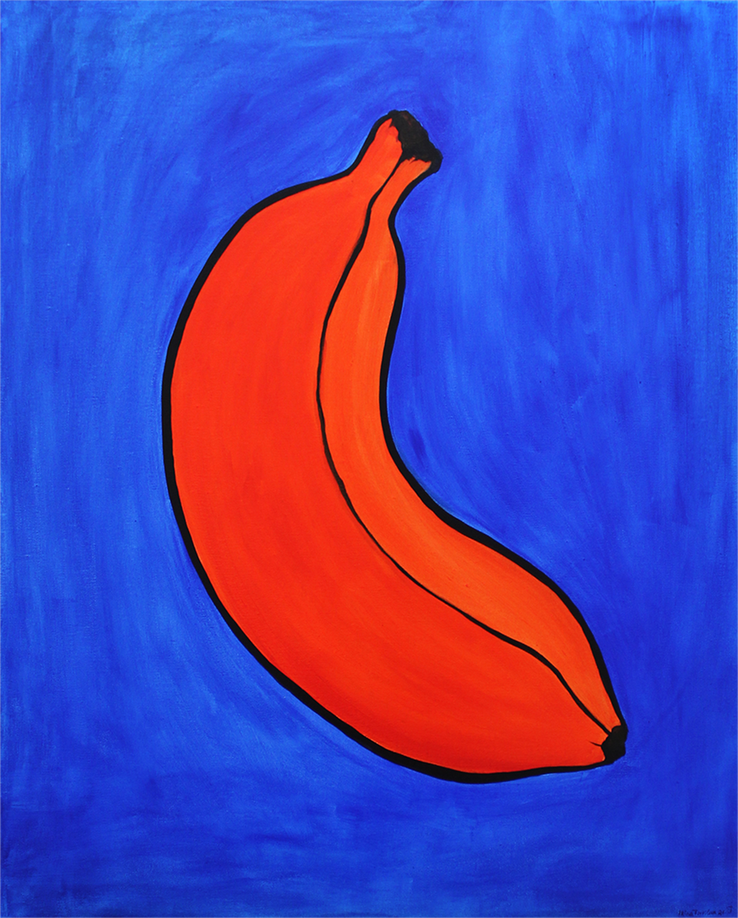 Philosophical still life "Red banana"