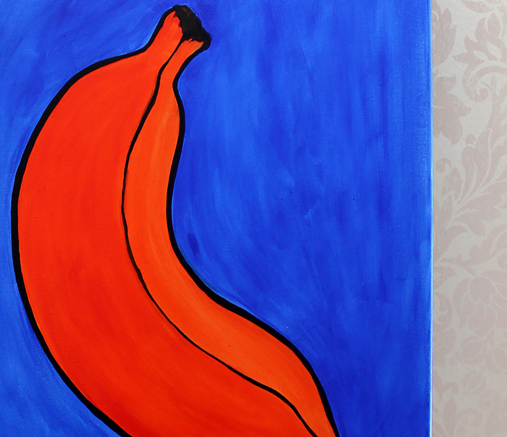 Philosophical still life "Red banana"