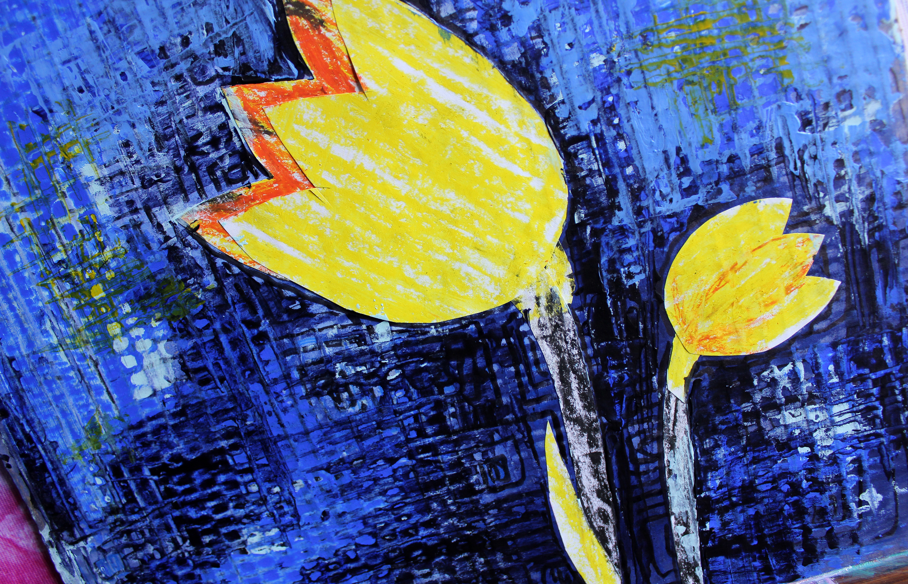Yellow tulips