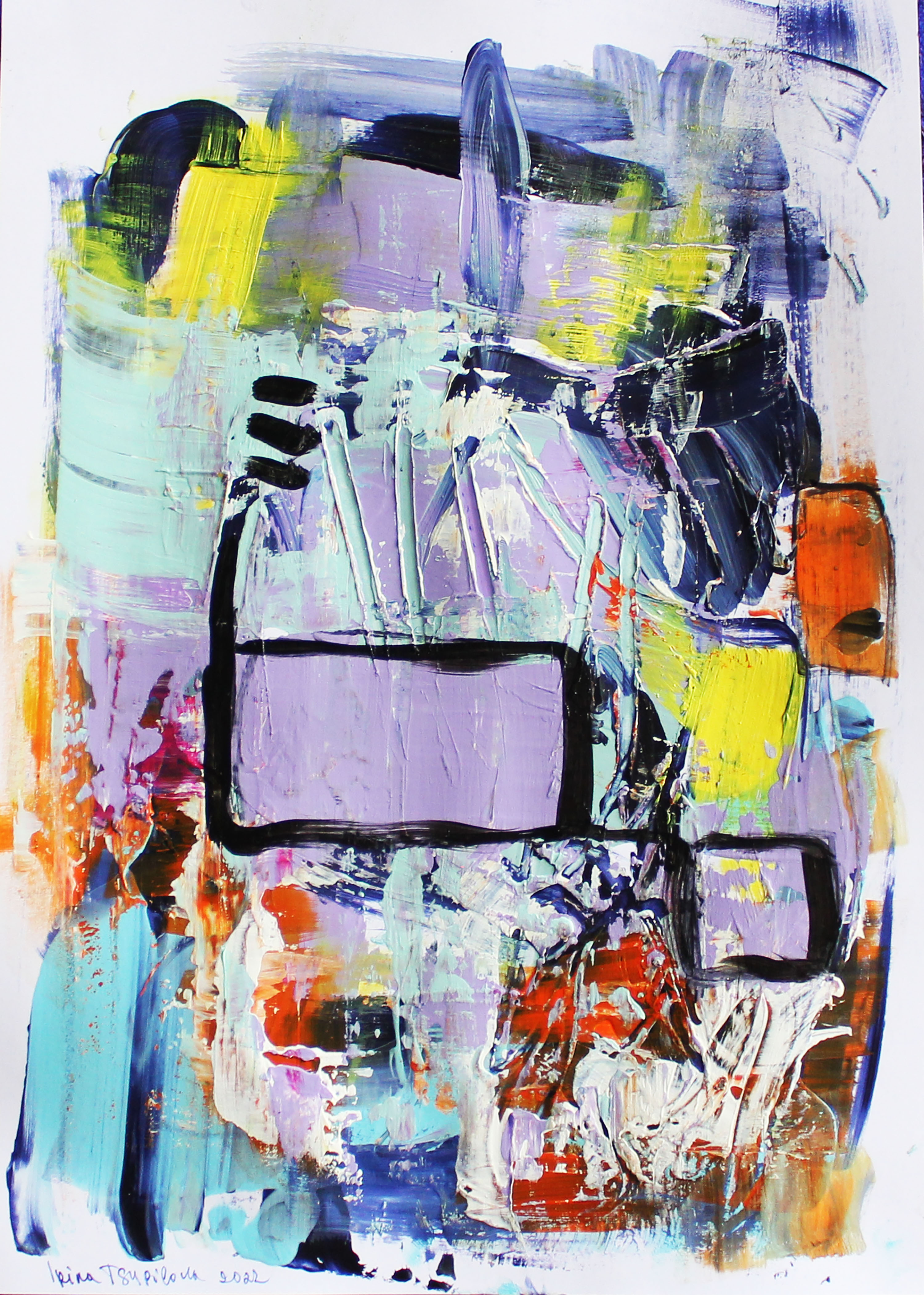 New sensations I - diptych (2 paintings)