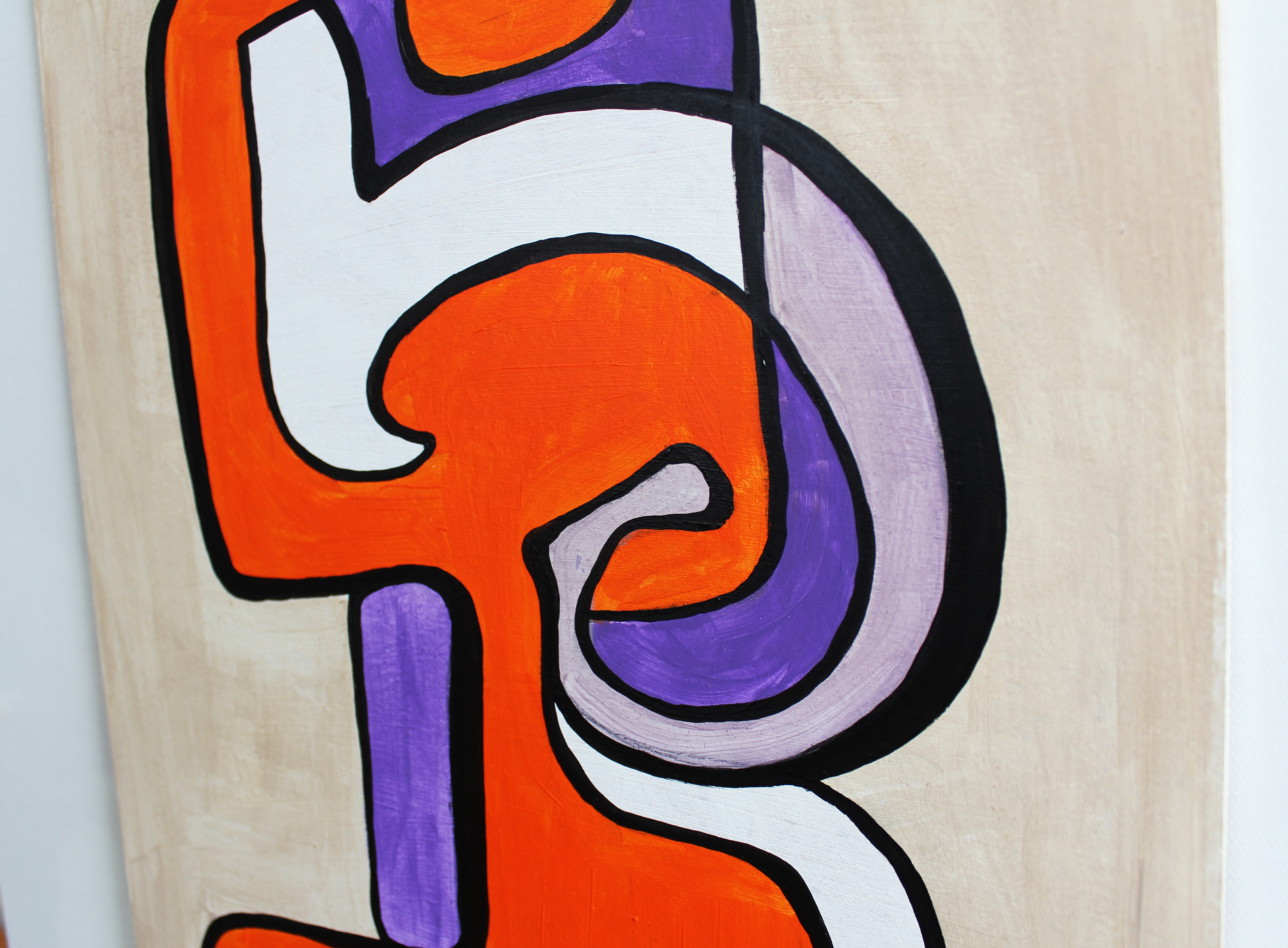Purple drowning in orange