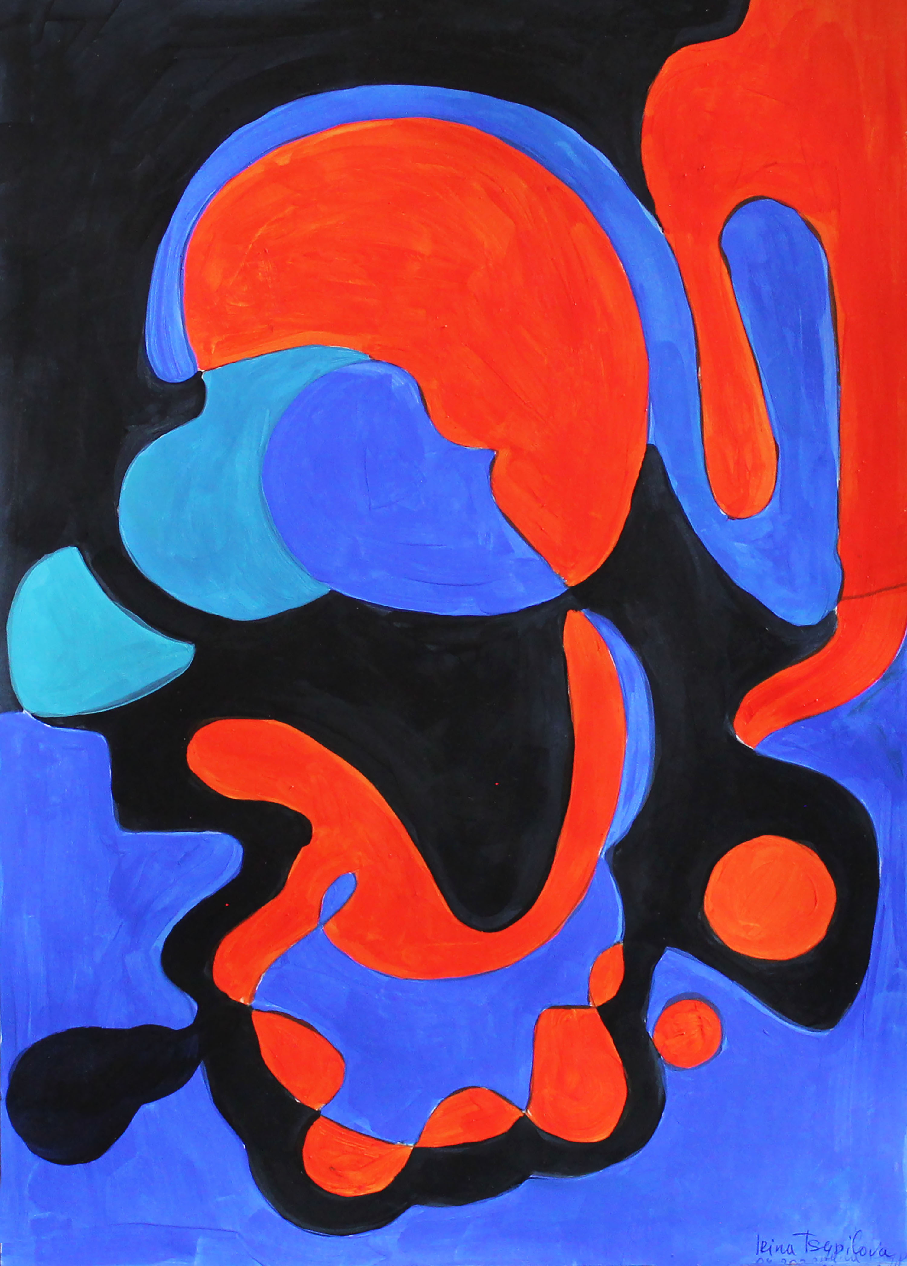 Landscape with orange flavor I