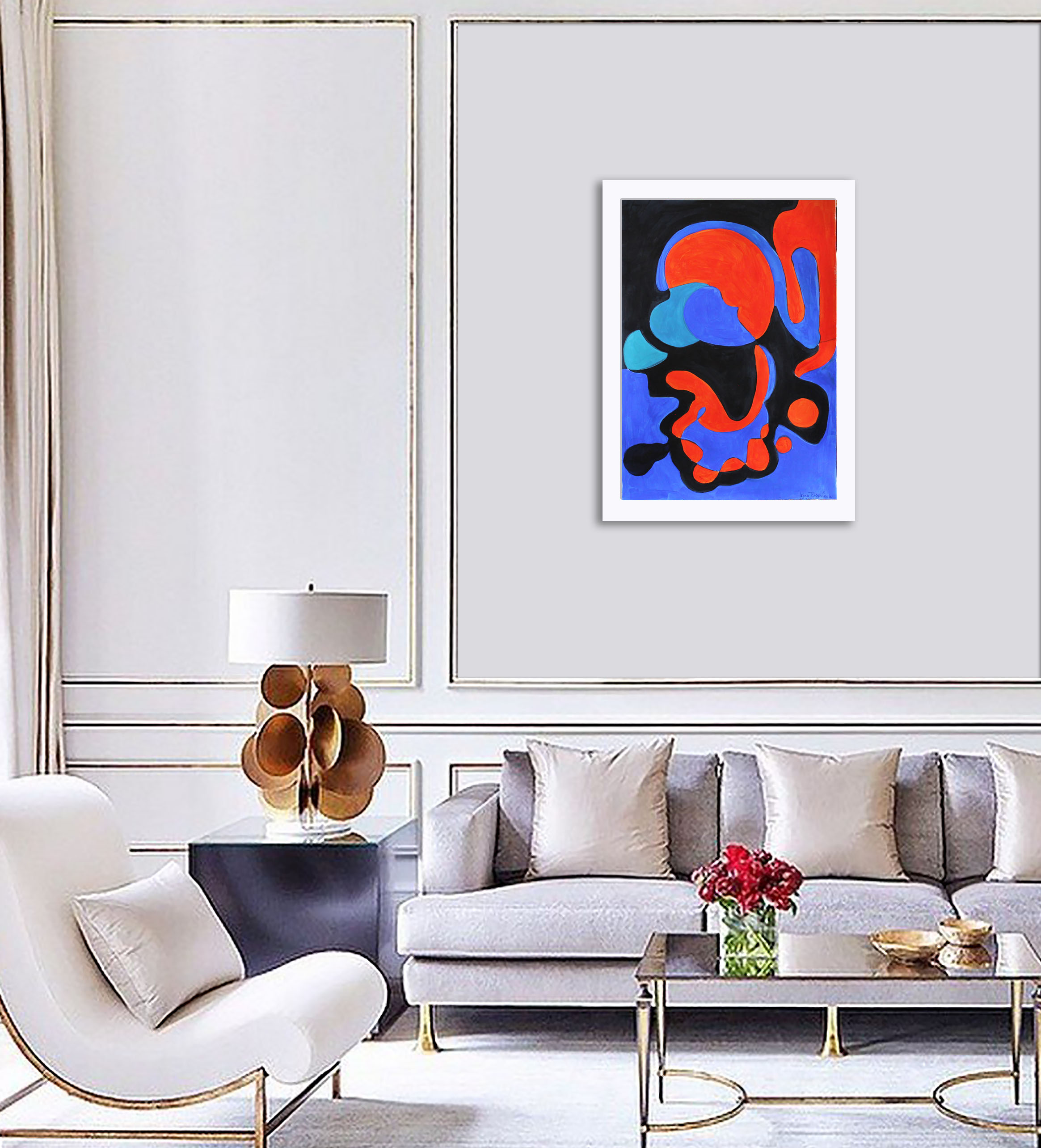 Landscape with orange flavor I