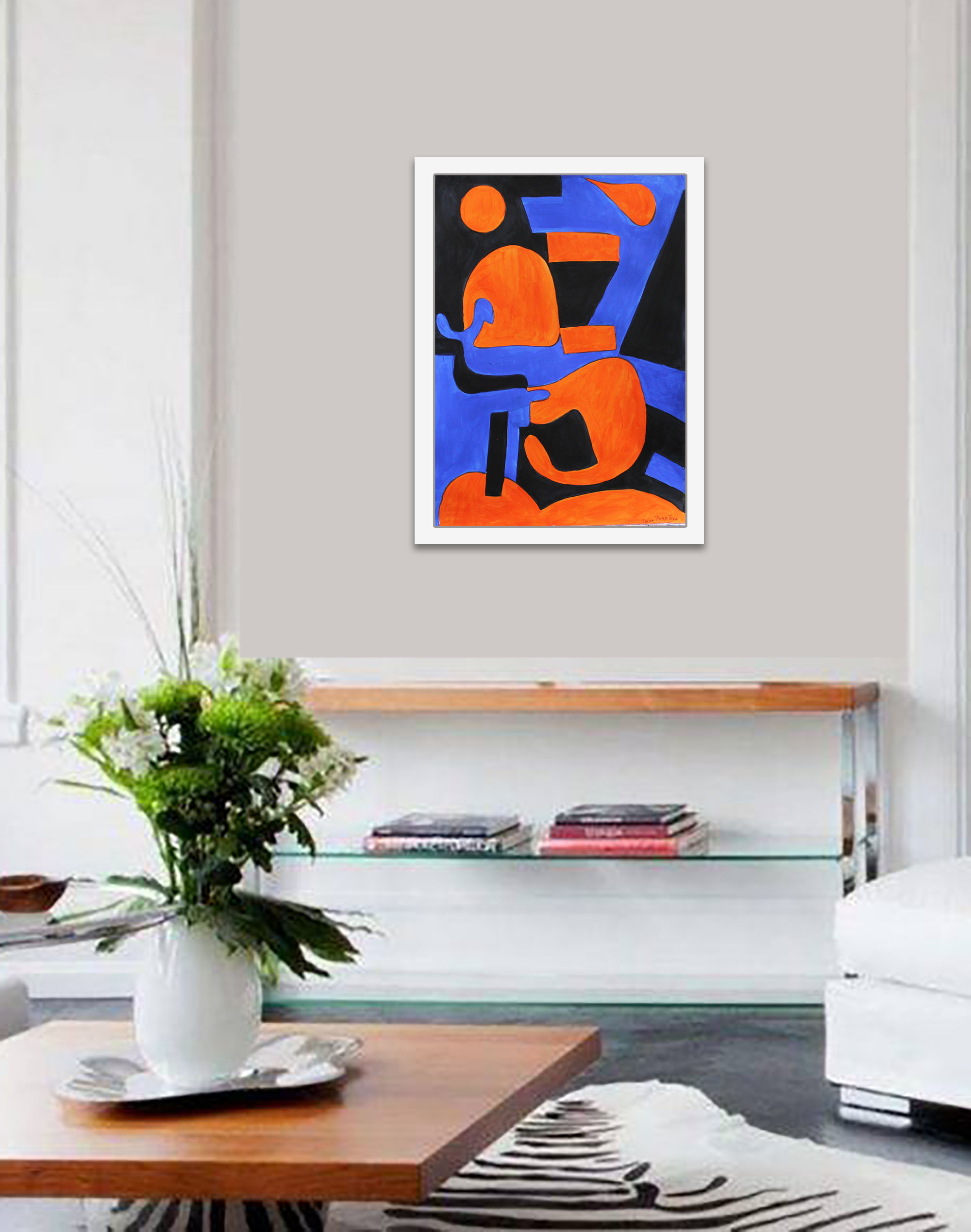 Landscape with orange flavor 