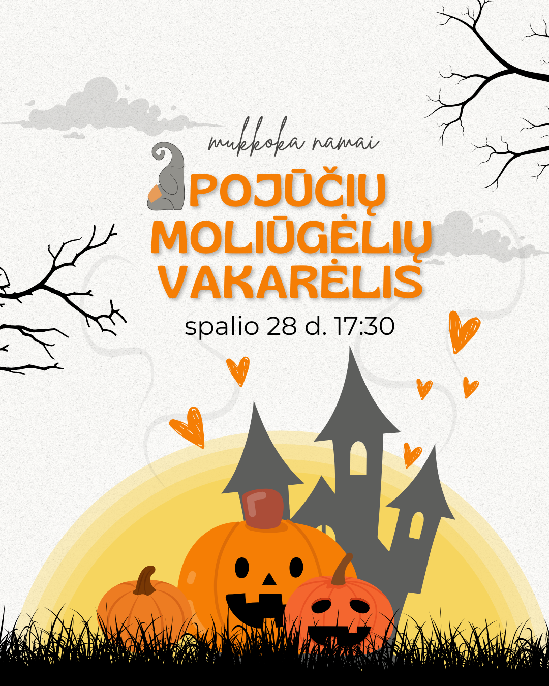 Pojūčių moliūgėlių vakarėlis