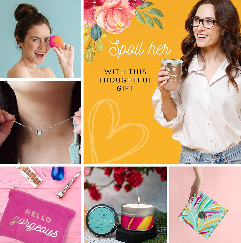 Unique Gift box for Women Who Have Everything, Self Care Package for Women, Best Birthday Box, spa gift baskets for women