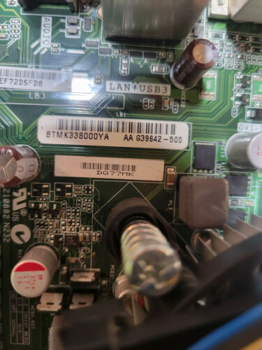 Intel Core i7-3770 CPU With LGA 1155 Intel DQ77MK Motherboard