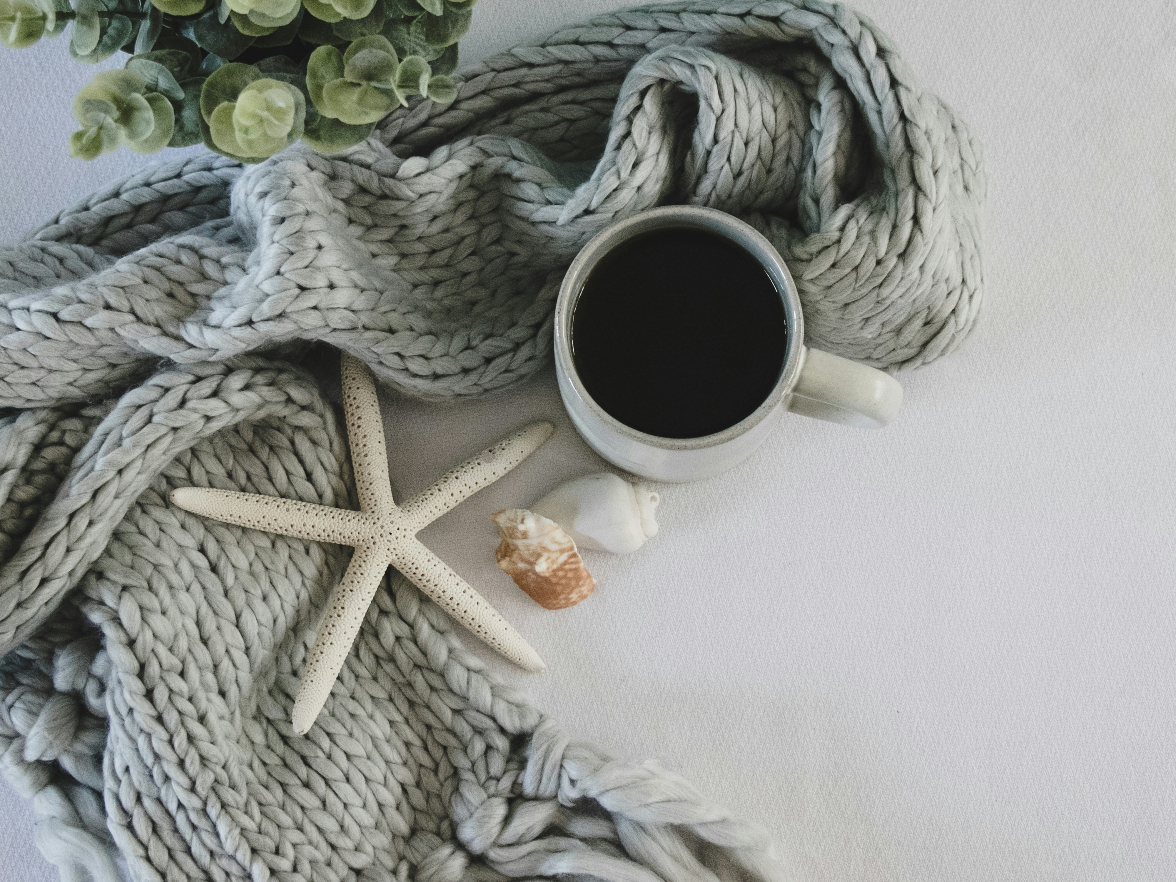 Knitted scarf