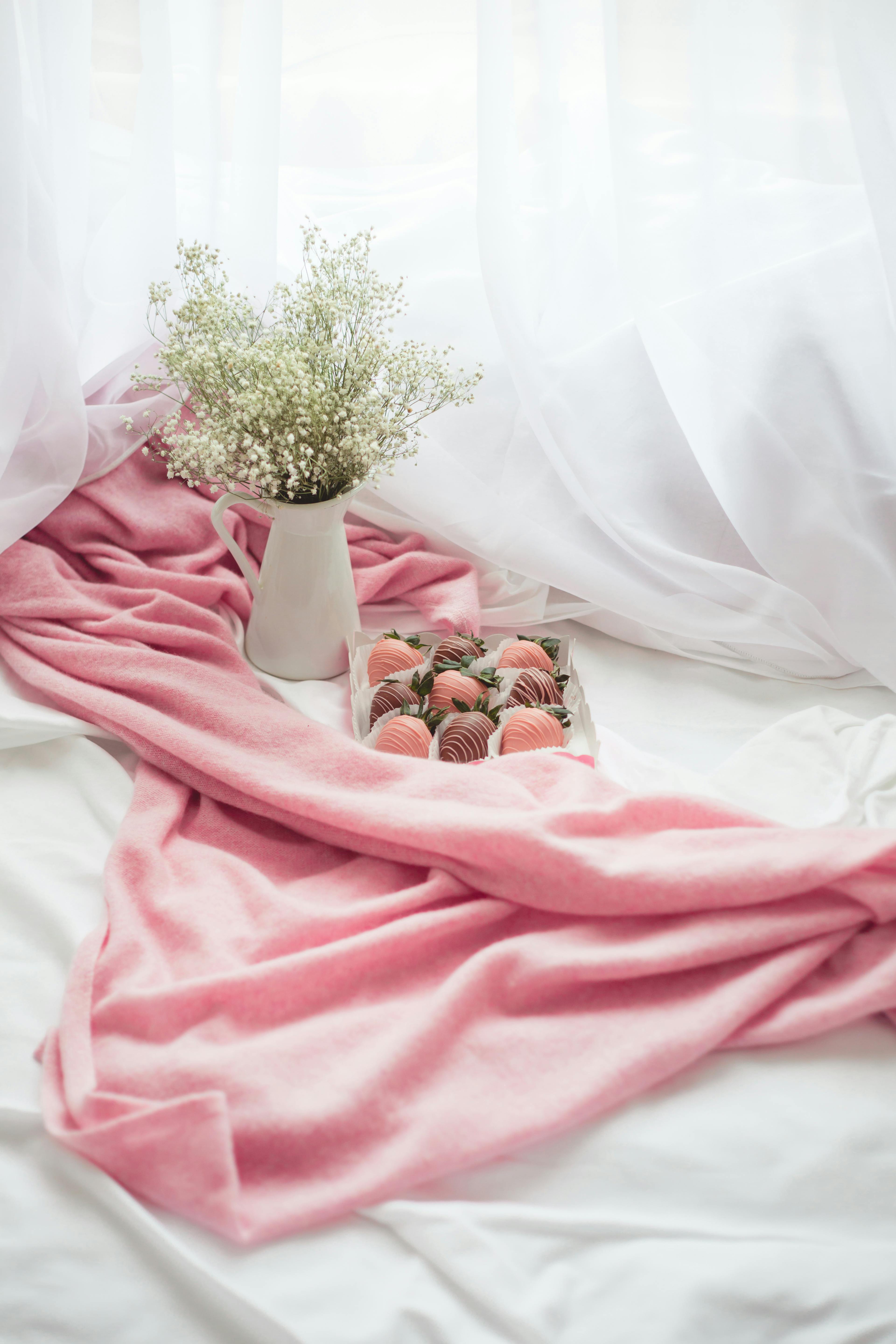 Baby pink scarf