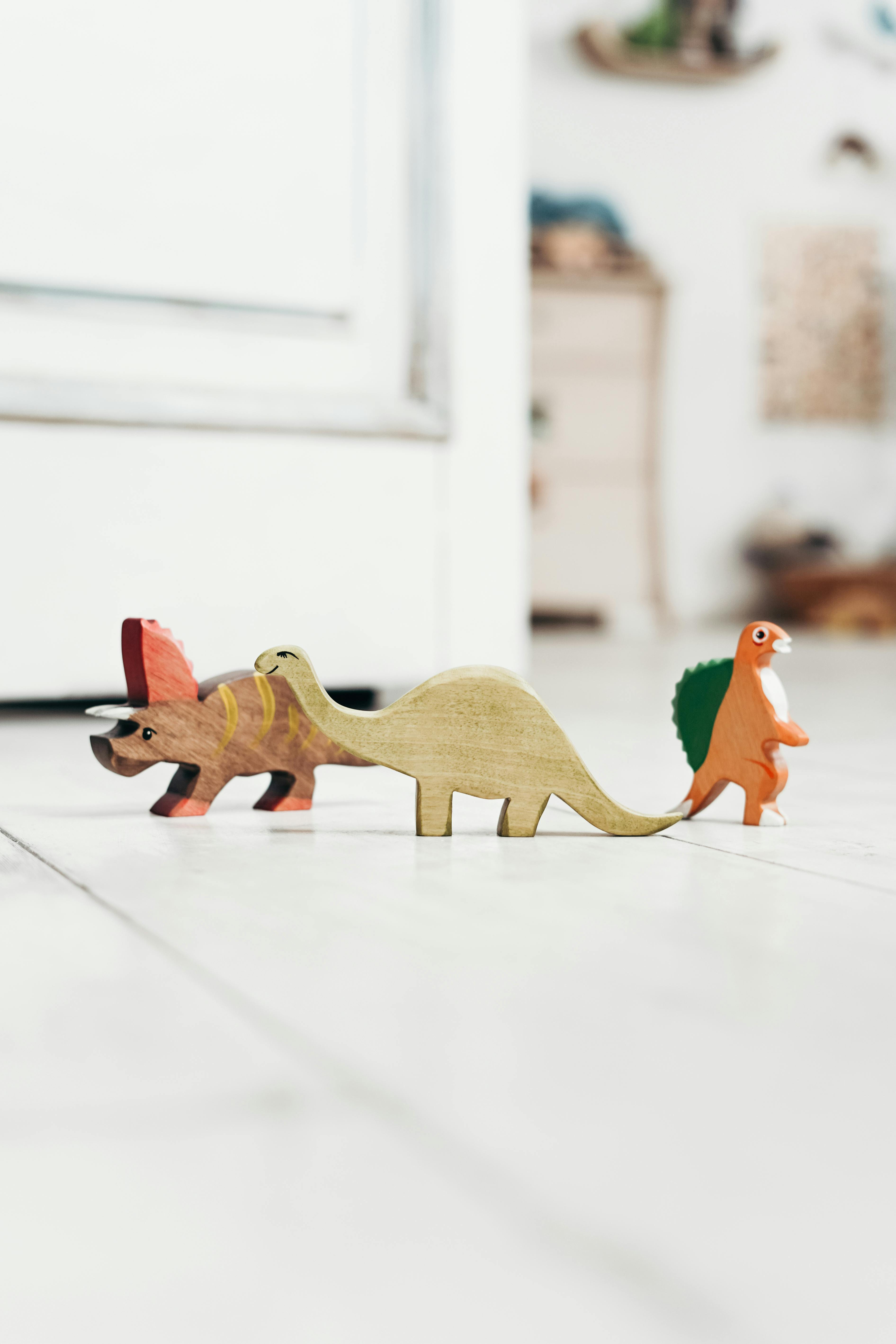 Dinosaur trio
