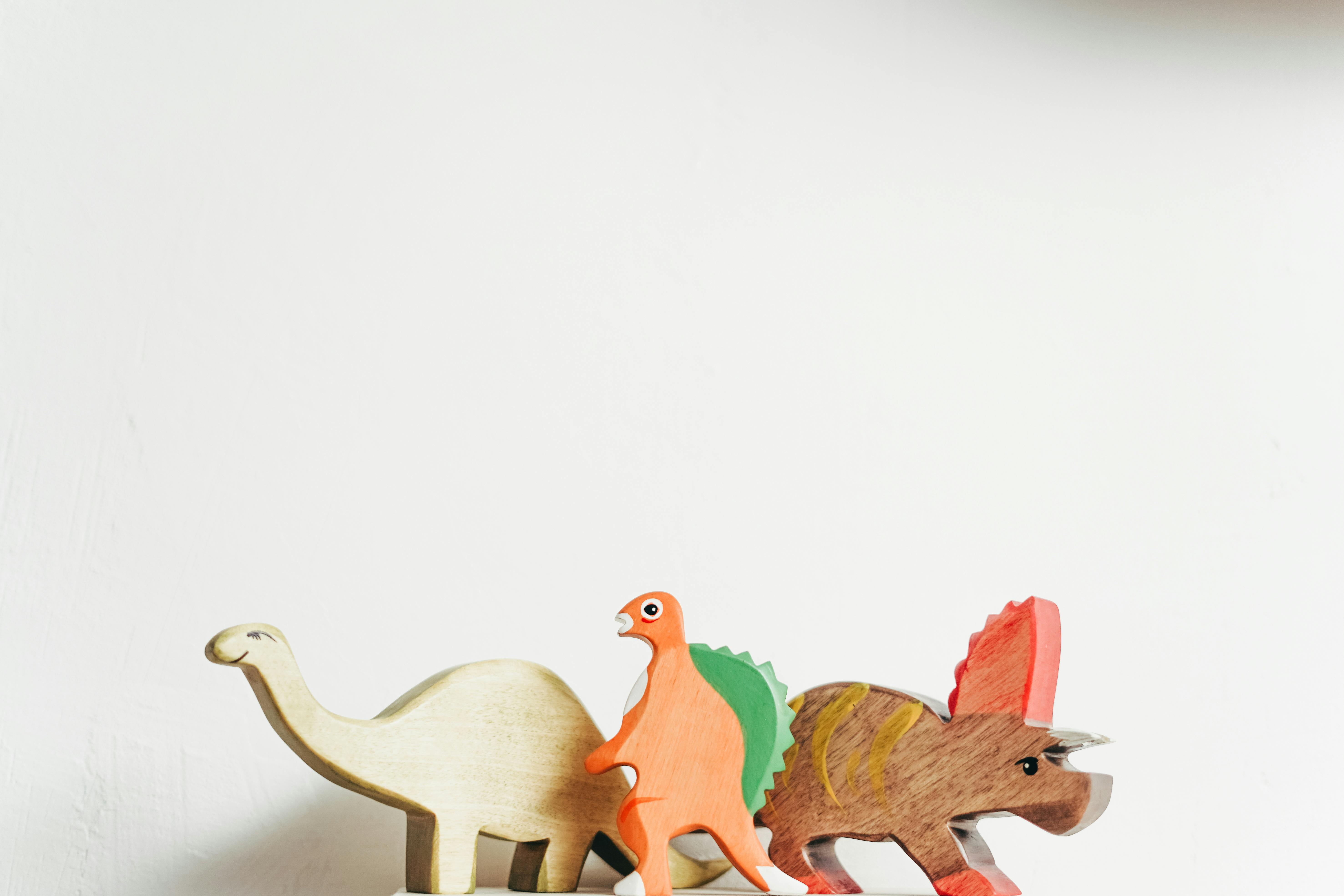 Three little dinosaurs