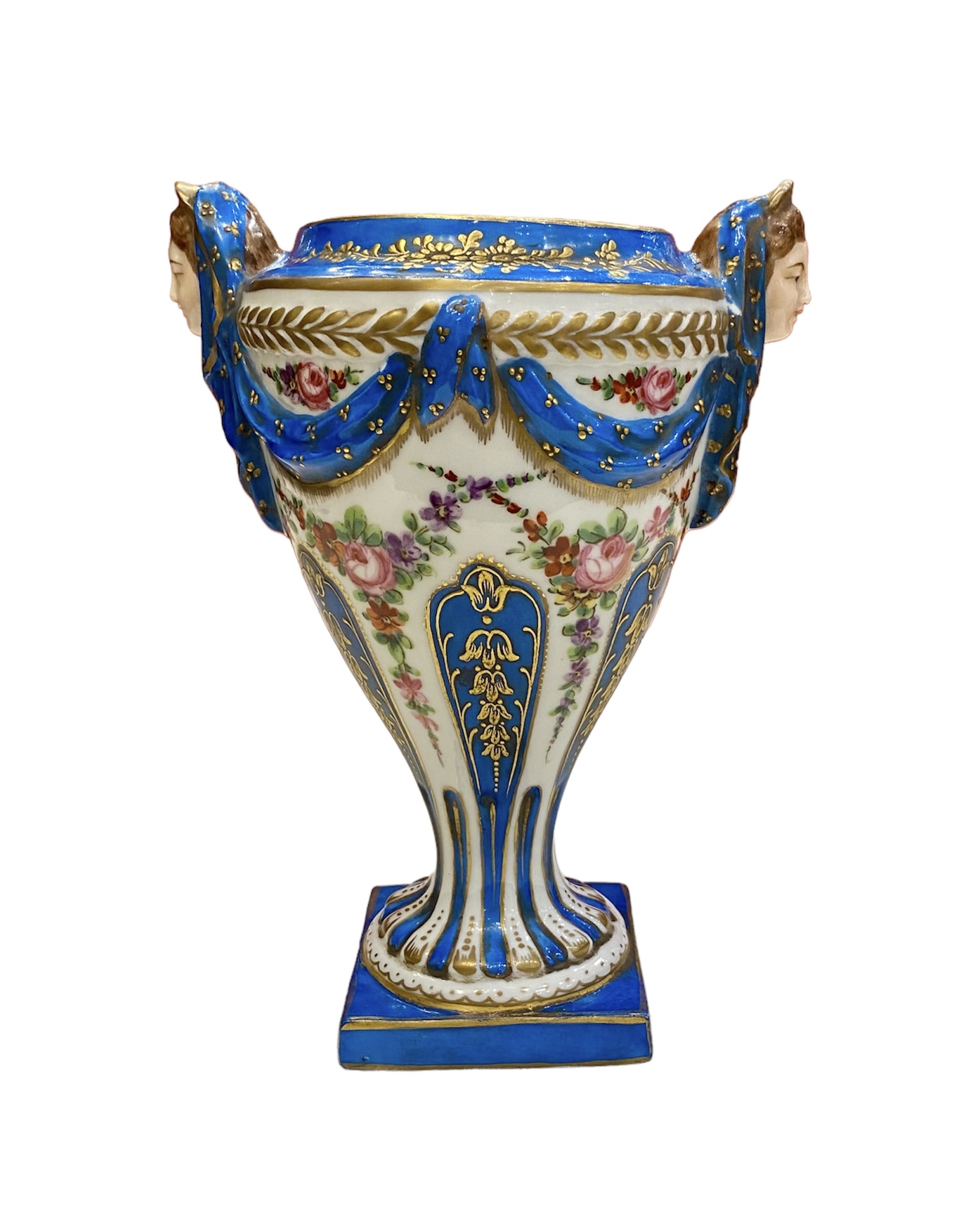 Vase XIXème siècle dans le goût de Sèvres
