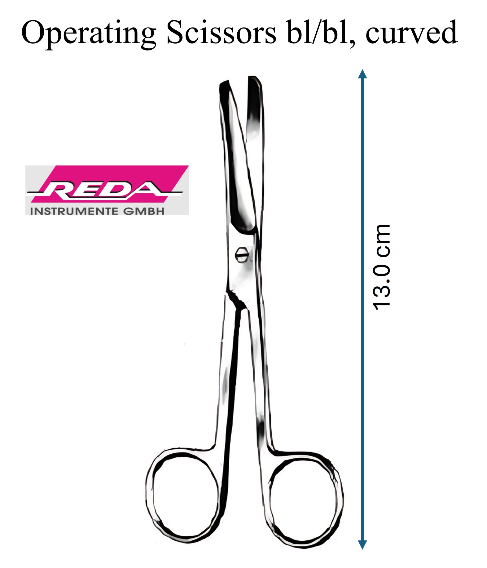 Operating Scissors Curved