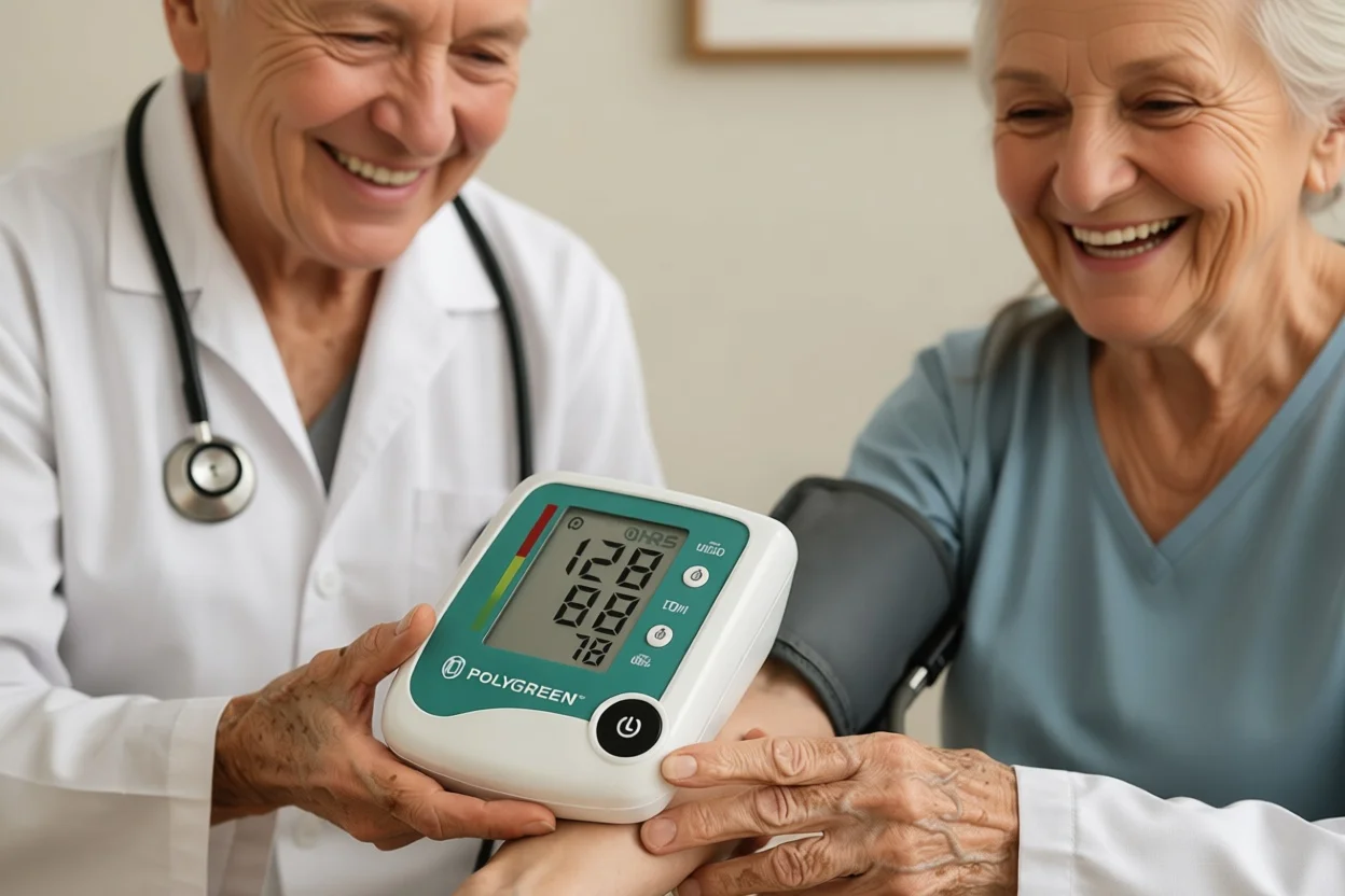 Polygreen Digital Arm and Wrist type Blood Pressure Monitor 