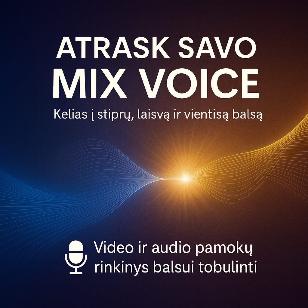 Atrask savo MIX VOICE 🎤