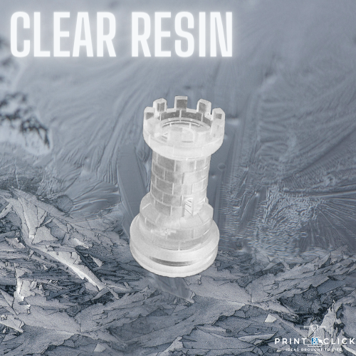 TRANSPARENT RESIN FDM PRINT