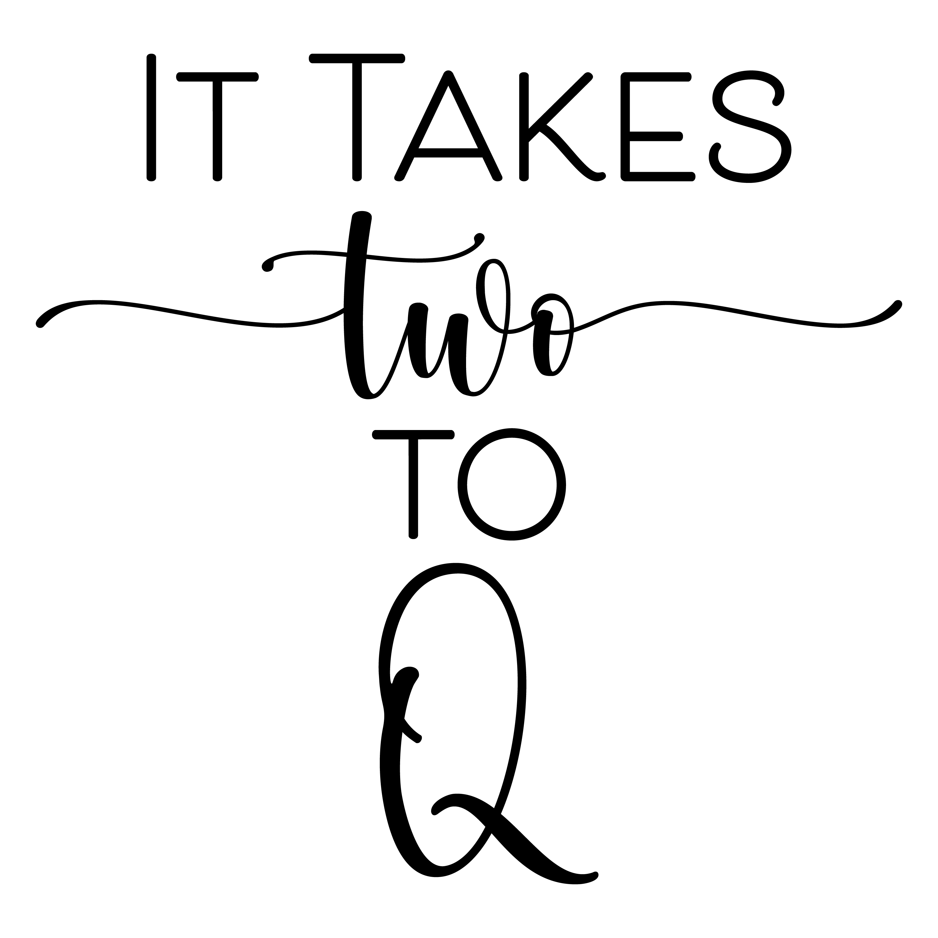It Takes Two Shirt Decal
