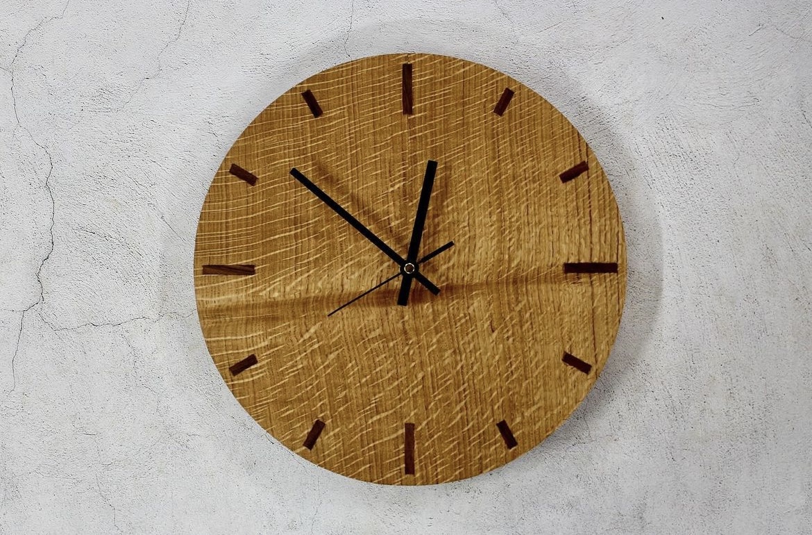 Bespoke Hardwood Clock