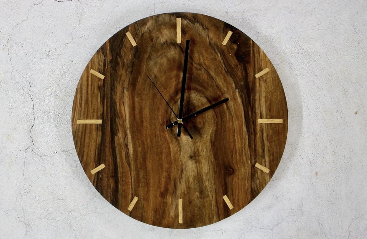 Bespoke Hardwood Clock