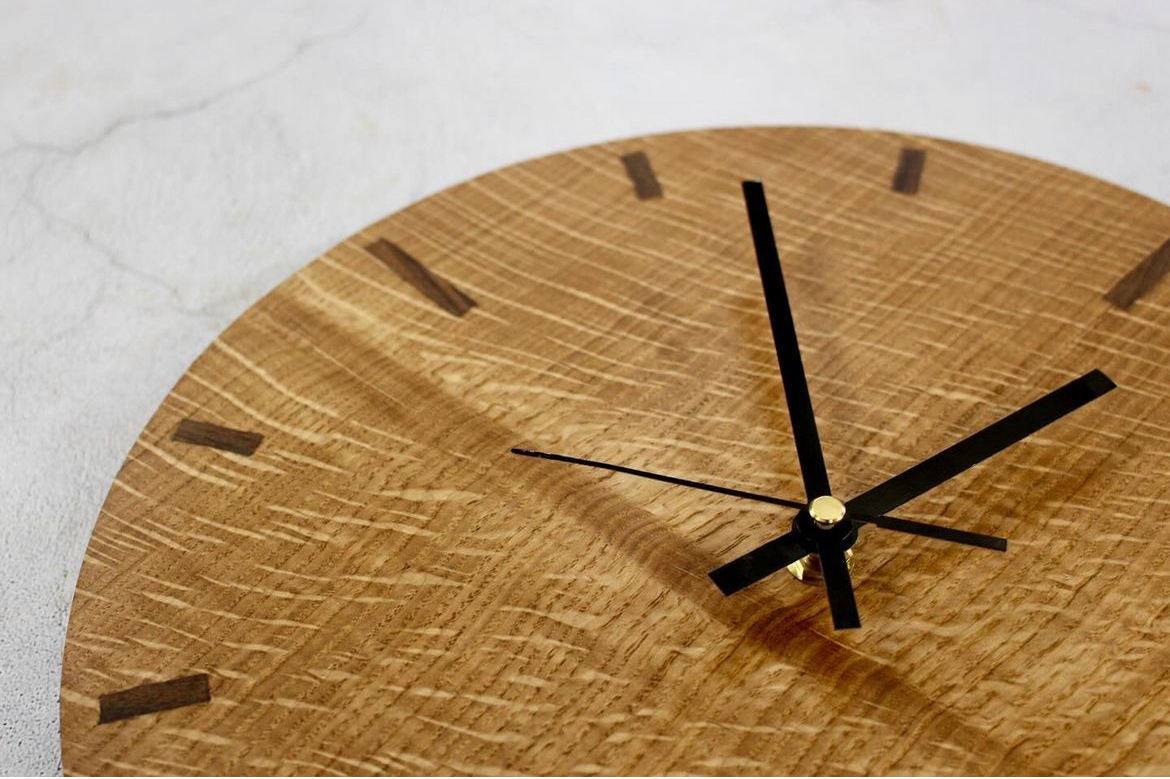 Bespoke Hardwood Clock