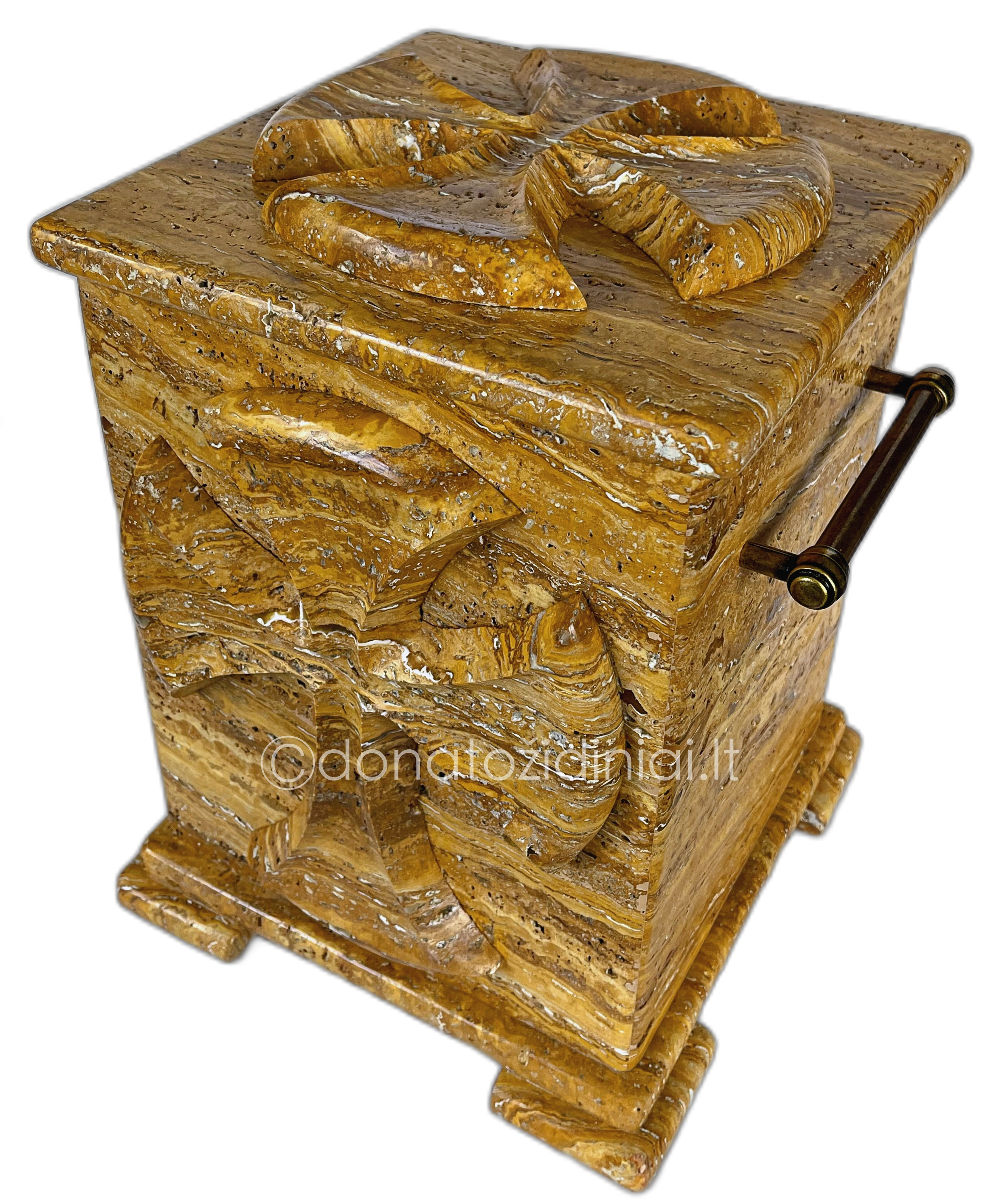 Marmurinė urna Geltona