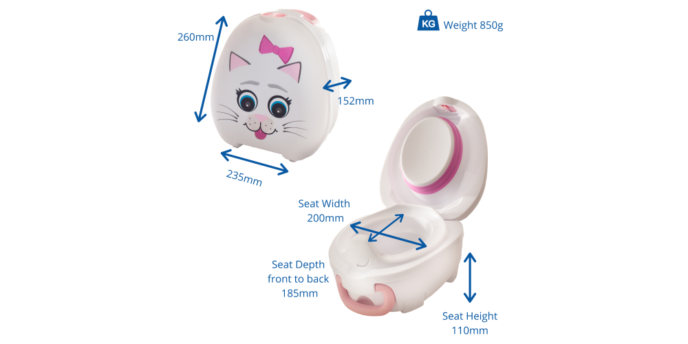 Nešiojamas puodukas “My Carry Potty”, katytė