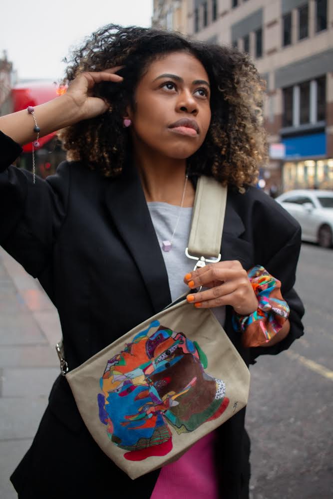 Auskarai MEILĖ, pilki atspalviai / Earrings LOVE, grey tones