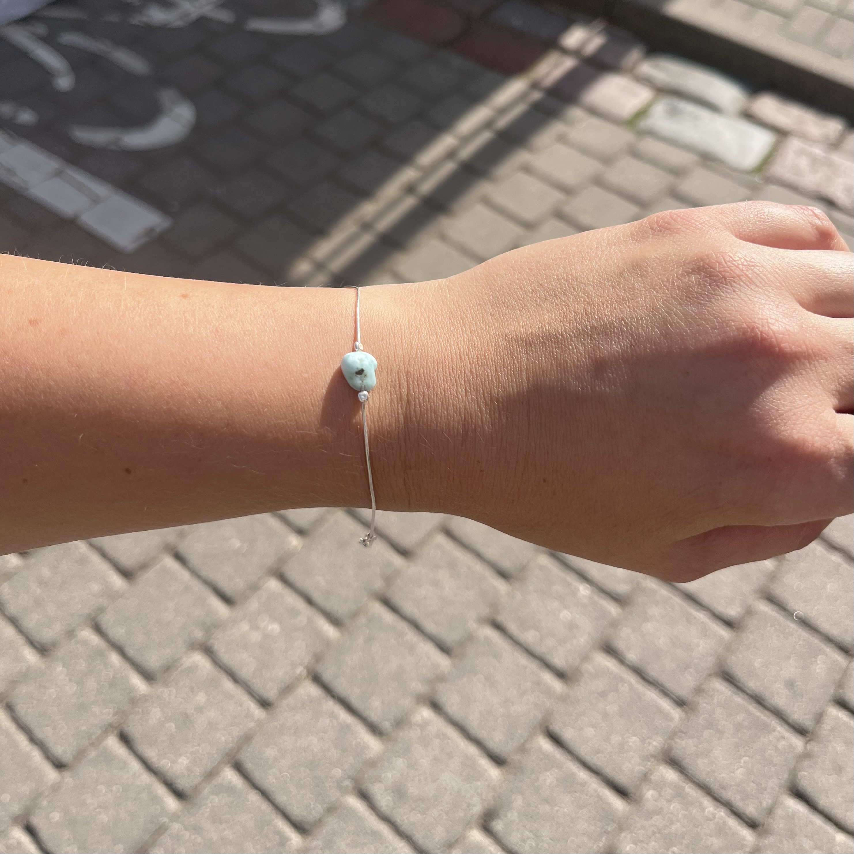 Apyrankė SUBTILU - AMAZONITAS / Bracelet SUBTLE - AMAZONITE