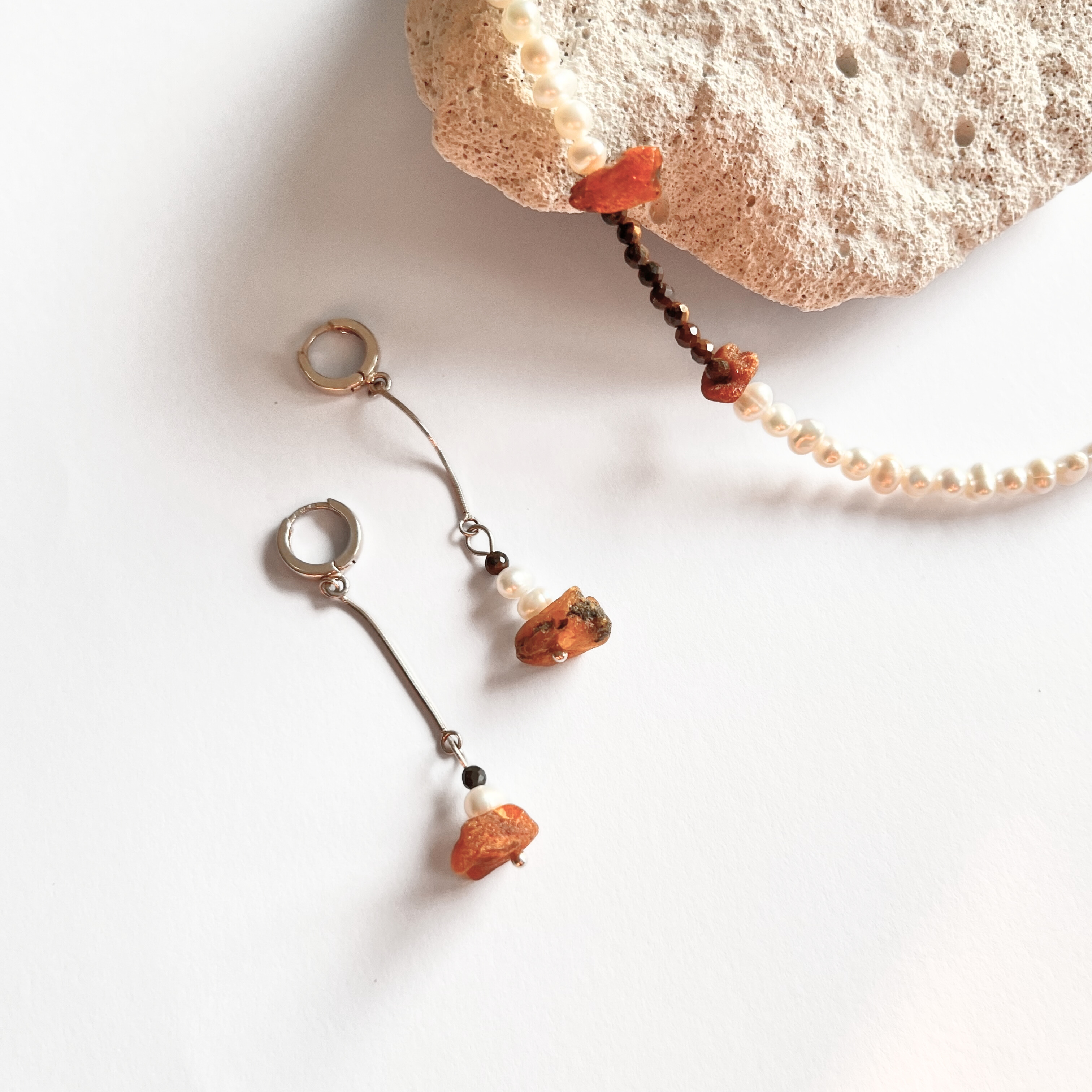 Auskarai SAULĖ / Earrings SUN