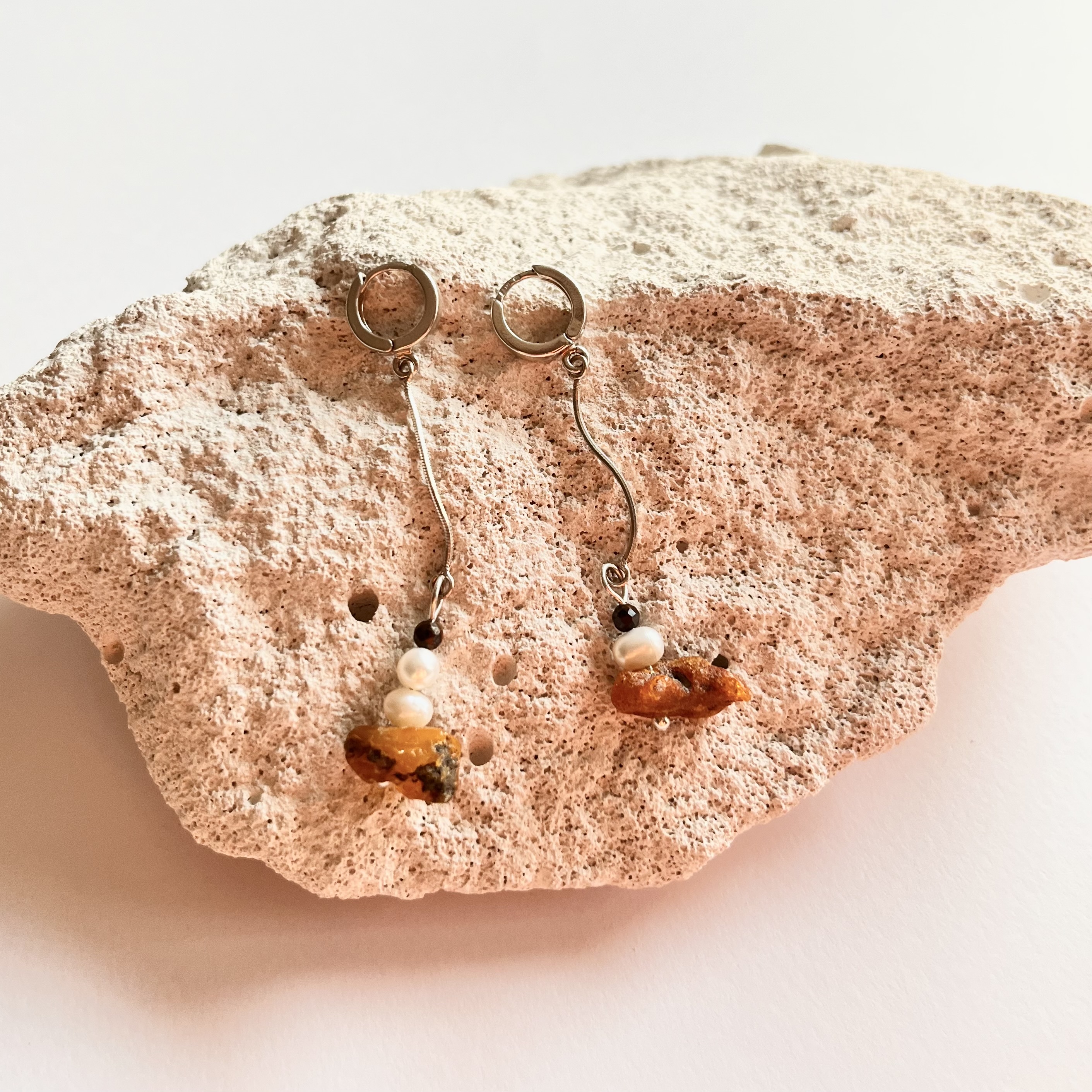 Auskarai SAULĖ / Earrings SUN