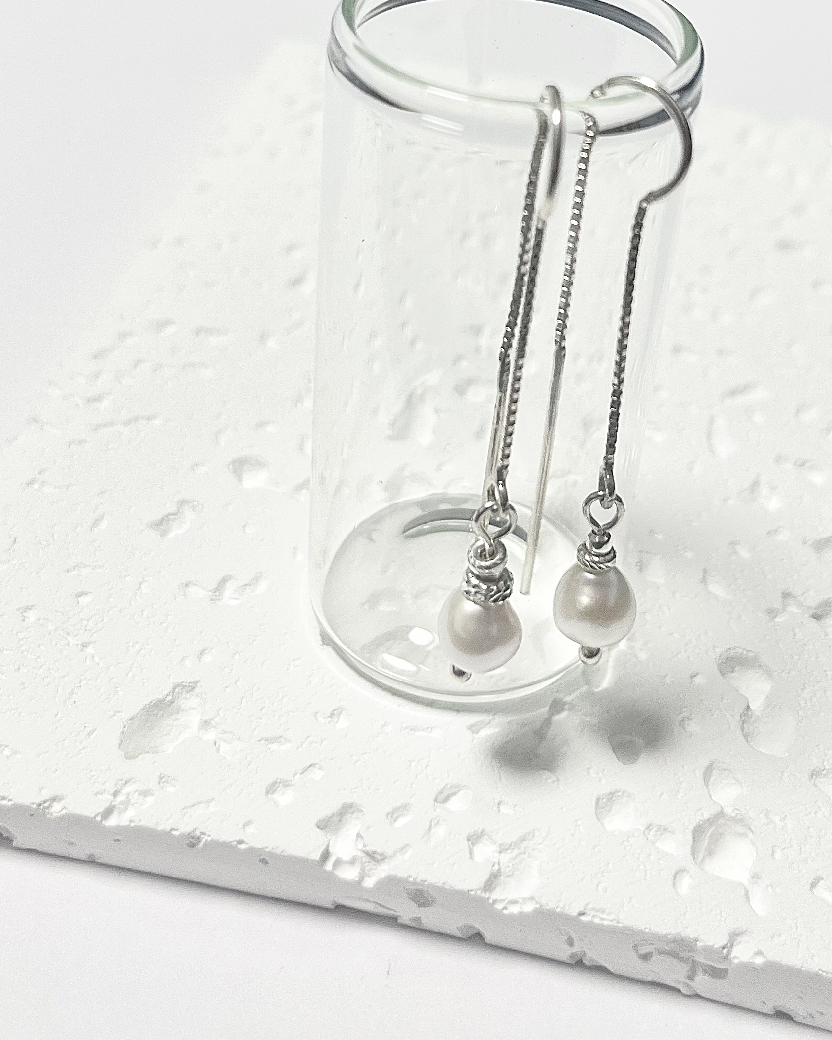 Auskarai ELEGANTIŠKI LAŠAI / Earrings ELEGANT DROPS