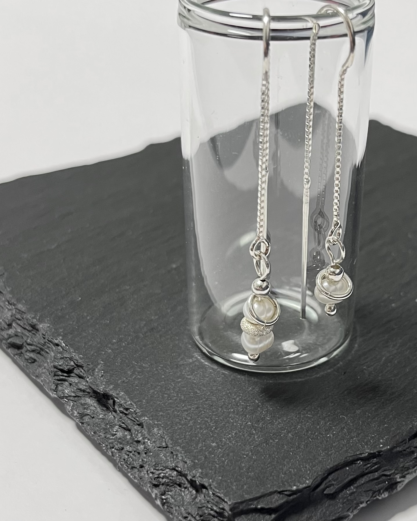 Auskarai ELEGANTIŠKI PERLAI / Earrings ELEGANT PEARLS