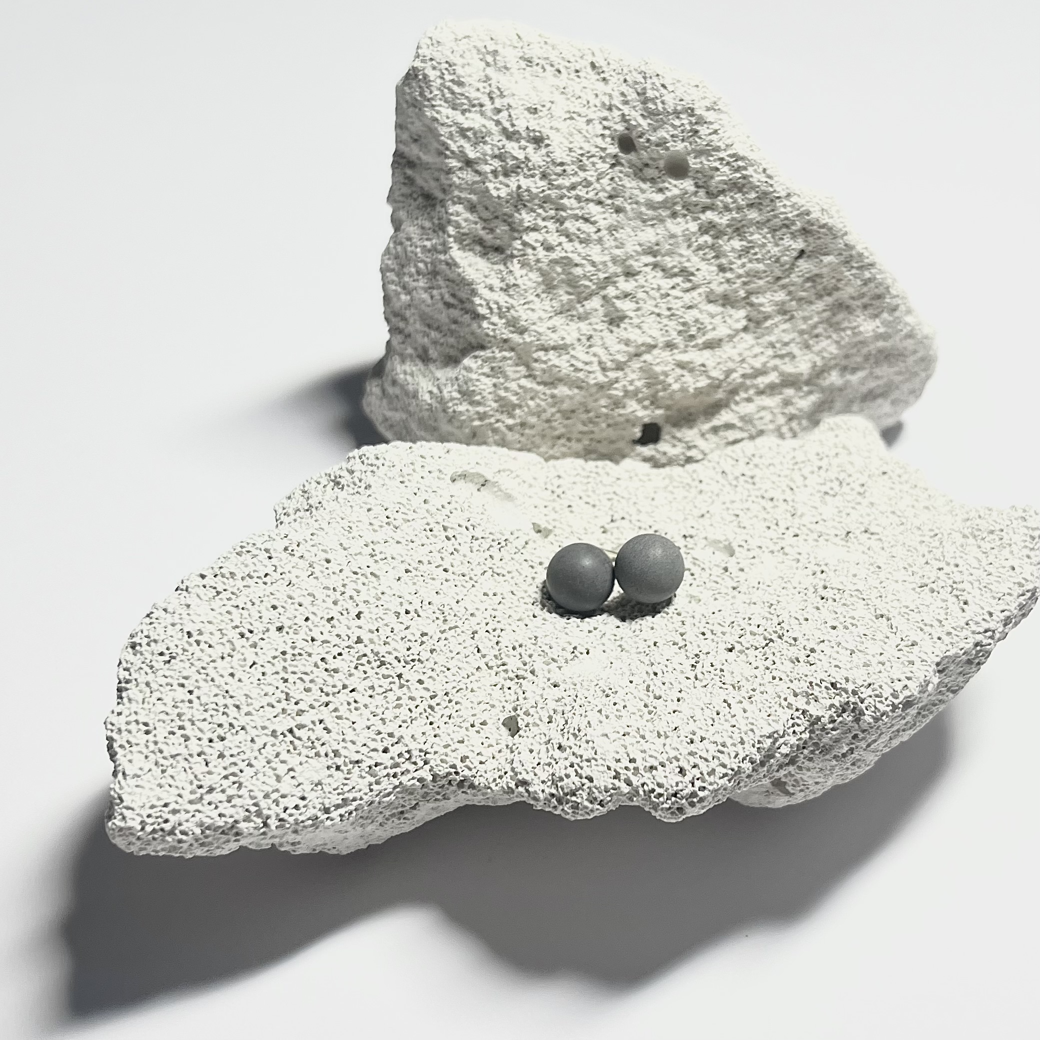 Auskarai MAŽIAU, NEI MAŽA PLANETA / Earrings MEDIUM SMALLER PLANET