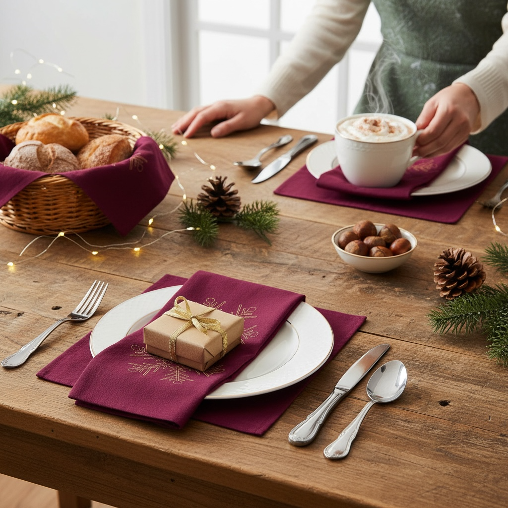 Kalėdinių staltiesėlių komplektas