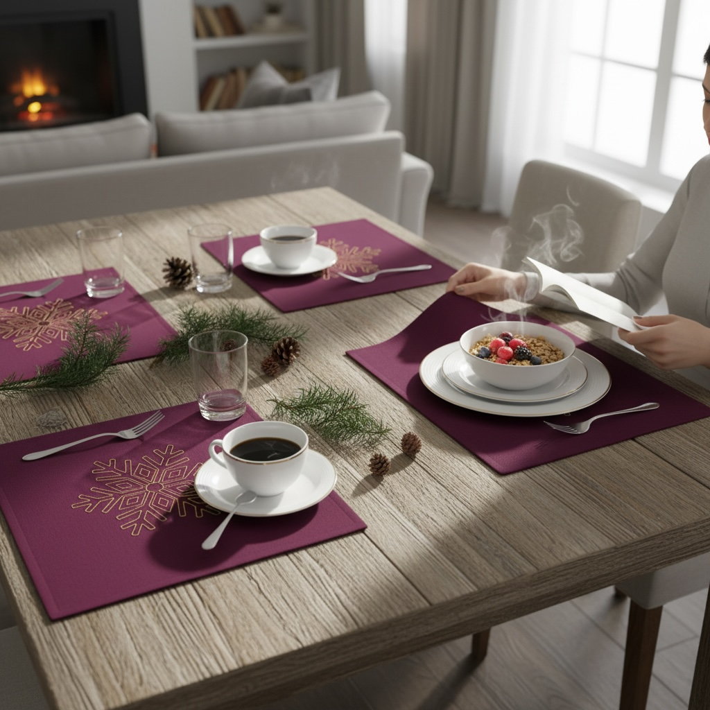 Kalėdinių staltiesėlių komplektas