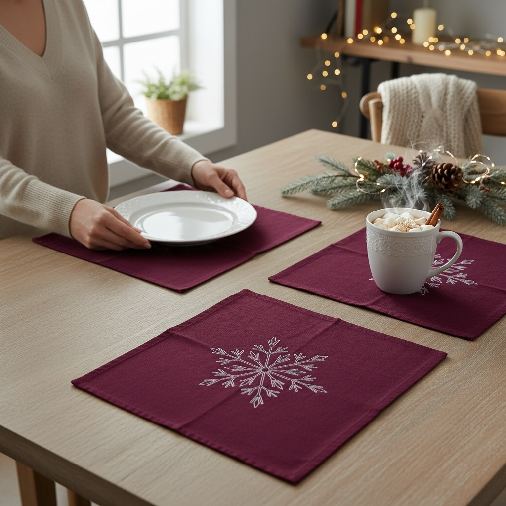 Kalėdinių staltiesėlių komplektas