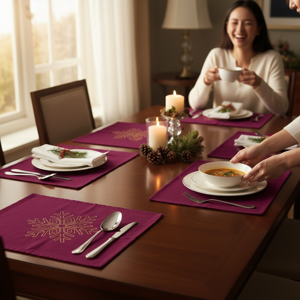 Kalėdinių staltiesėlių komplektas