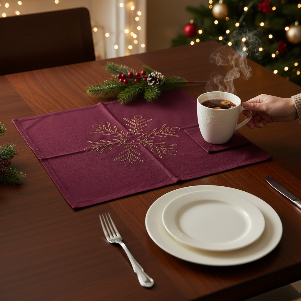 Kalėdinių staltiesėlių komplektas