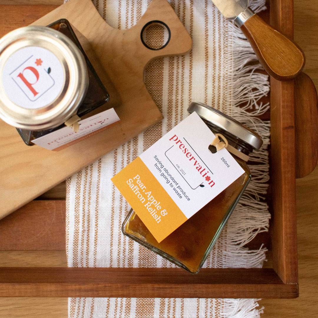 Pear, Apple & Saffron Relish