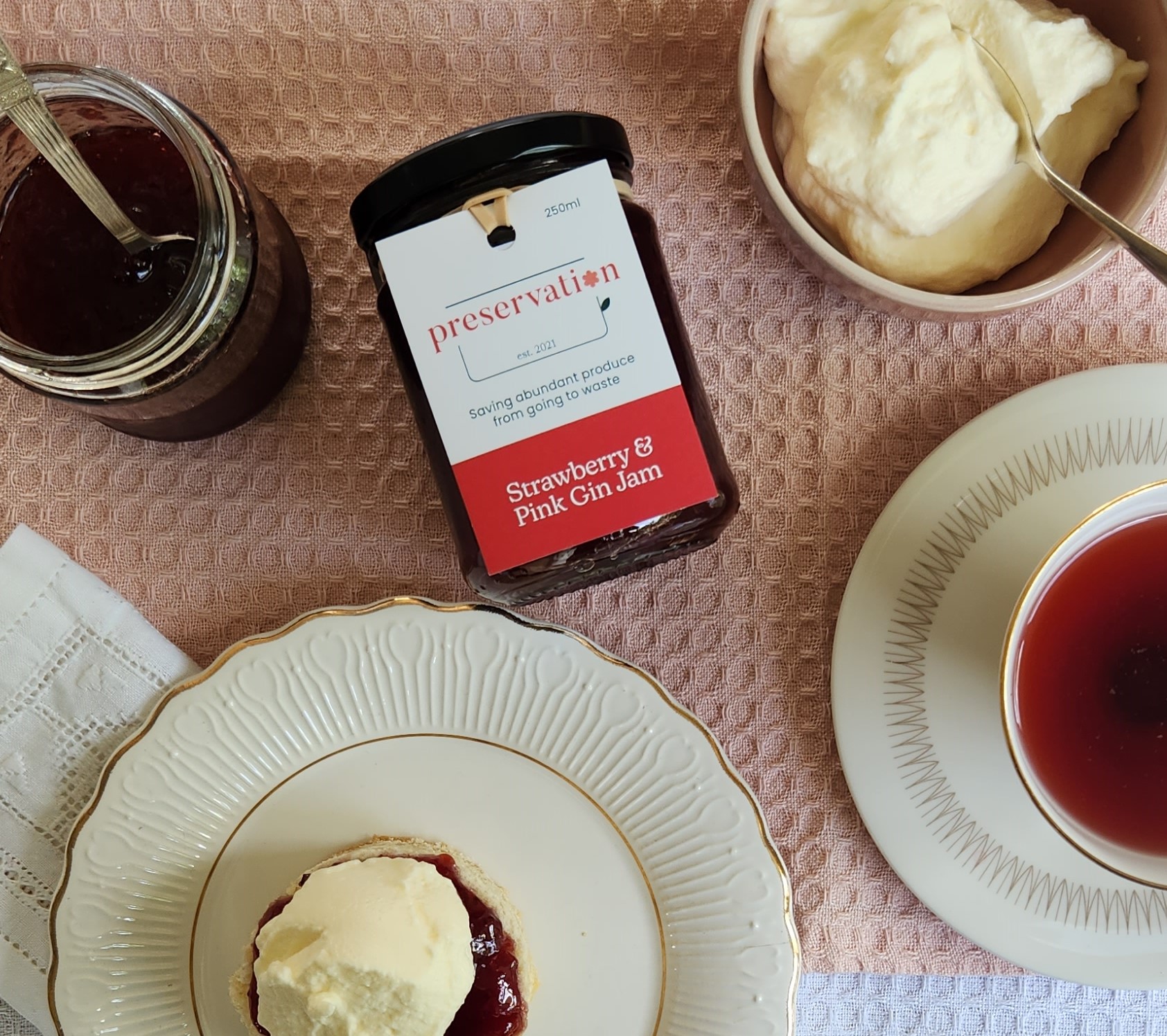 Strawberry & Pink Gin Jam