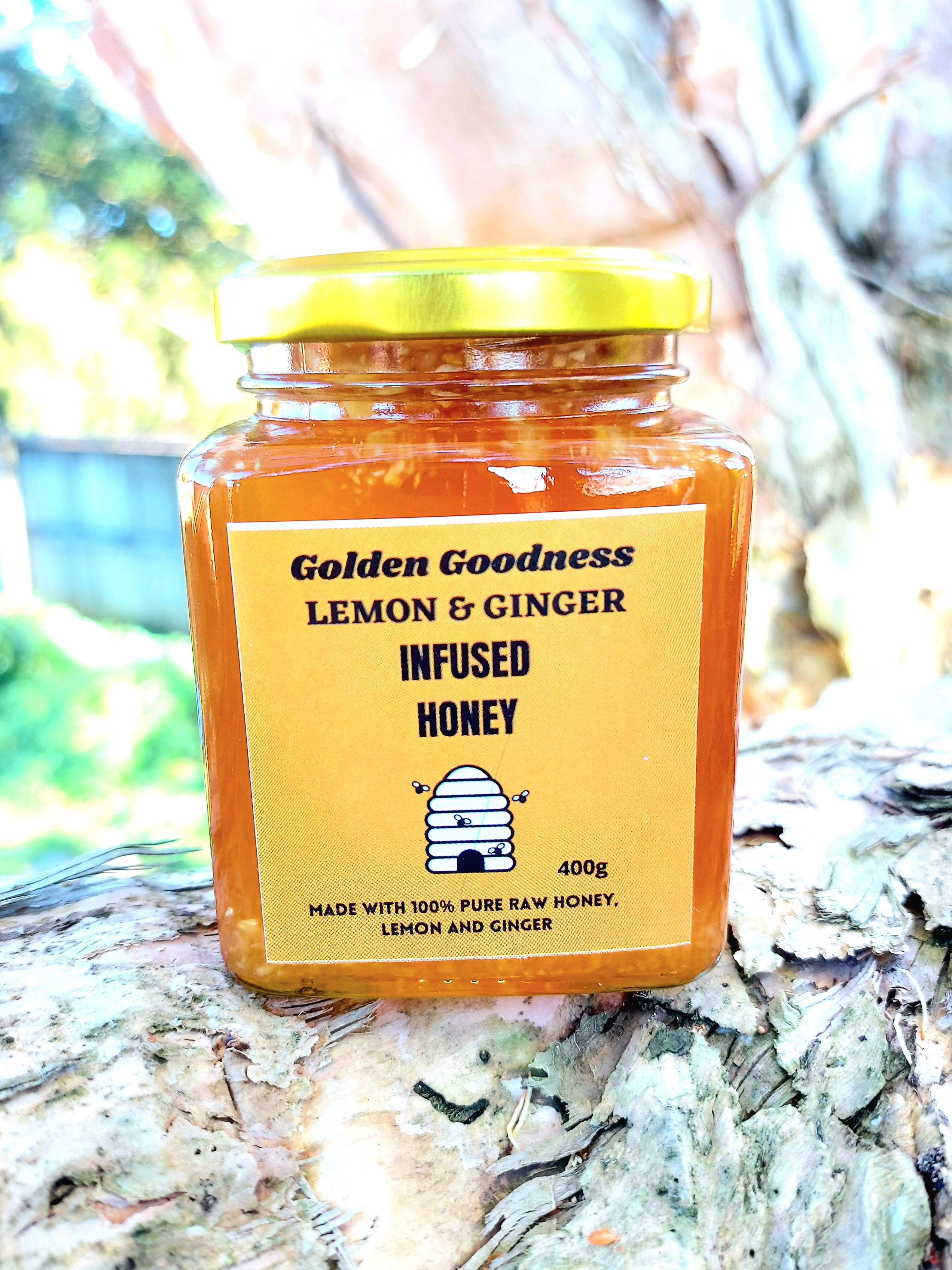 Lemon & Ginger Infused Honey 400g