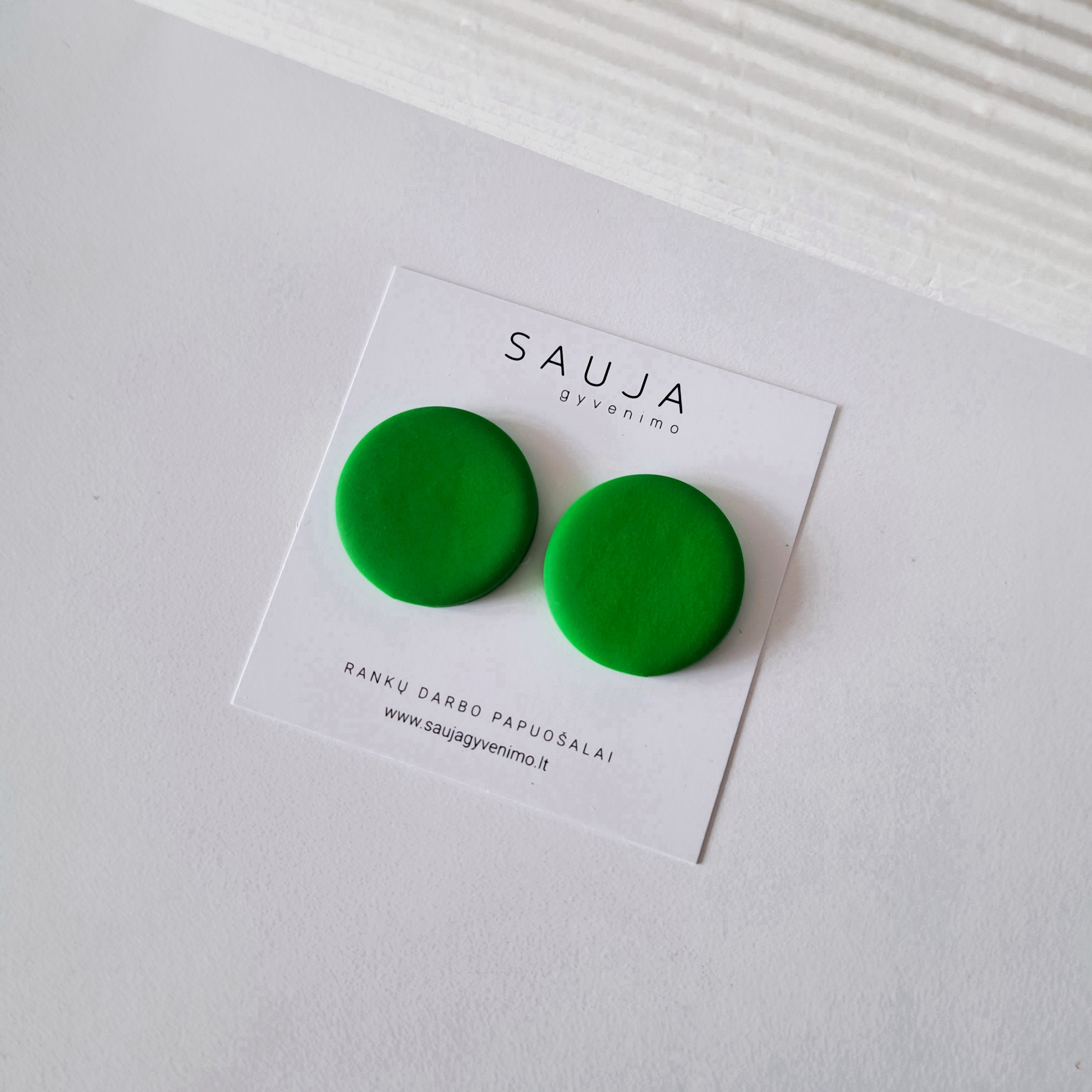 'Green' auskarai