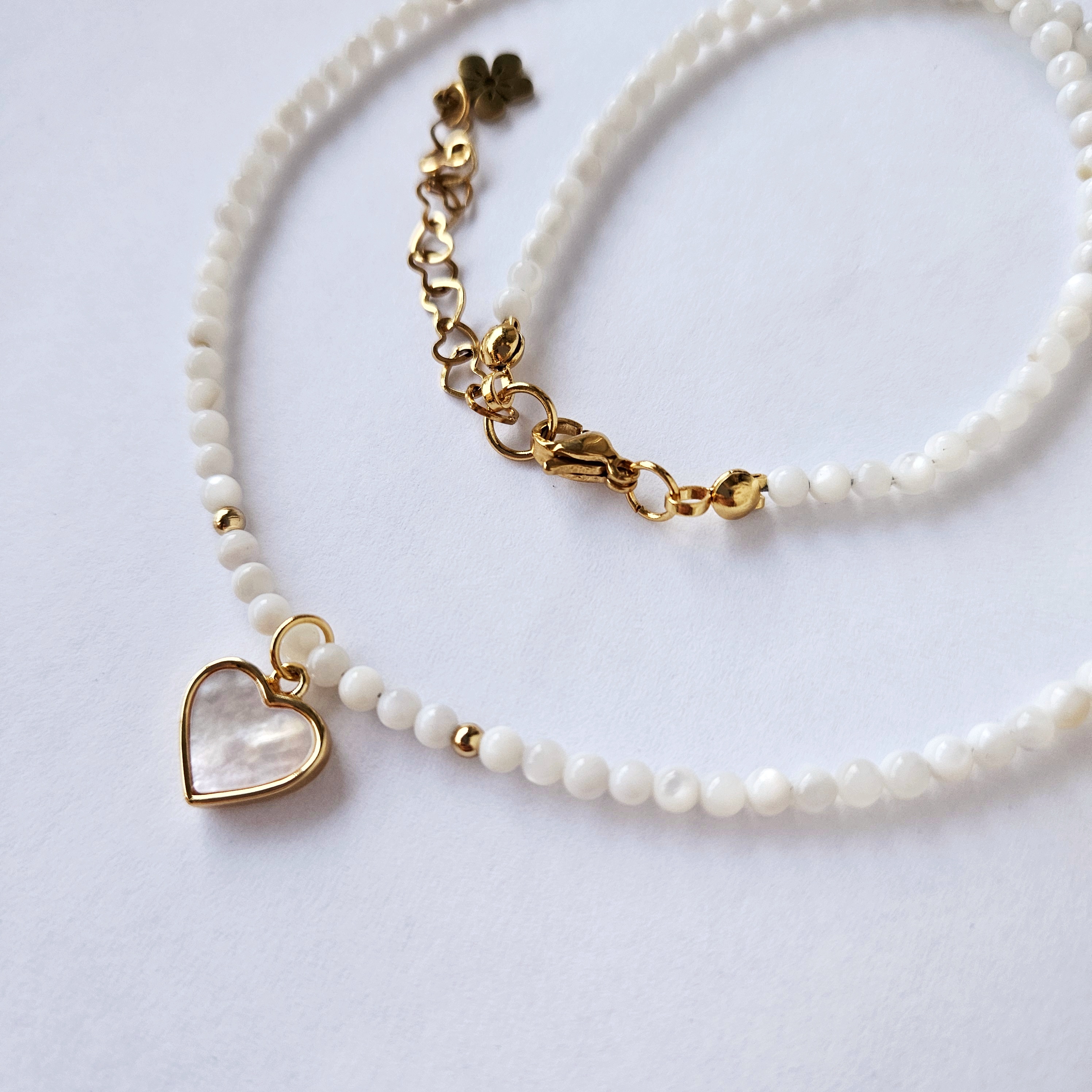 'Shell heart' kaklo vėrinys 