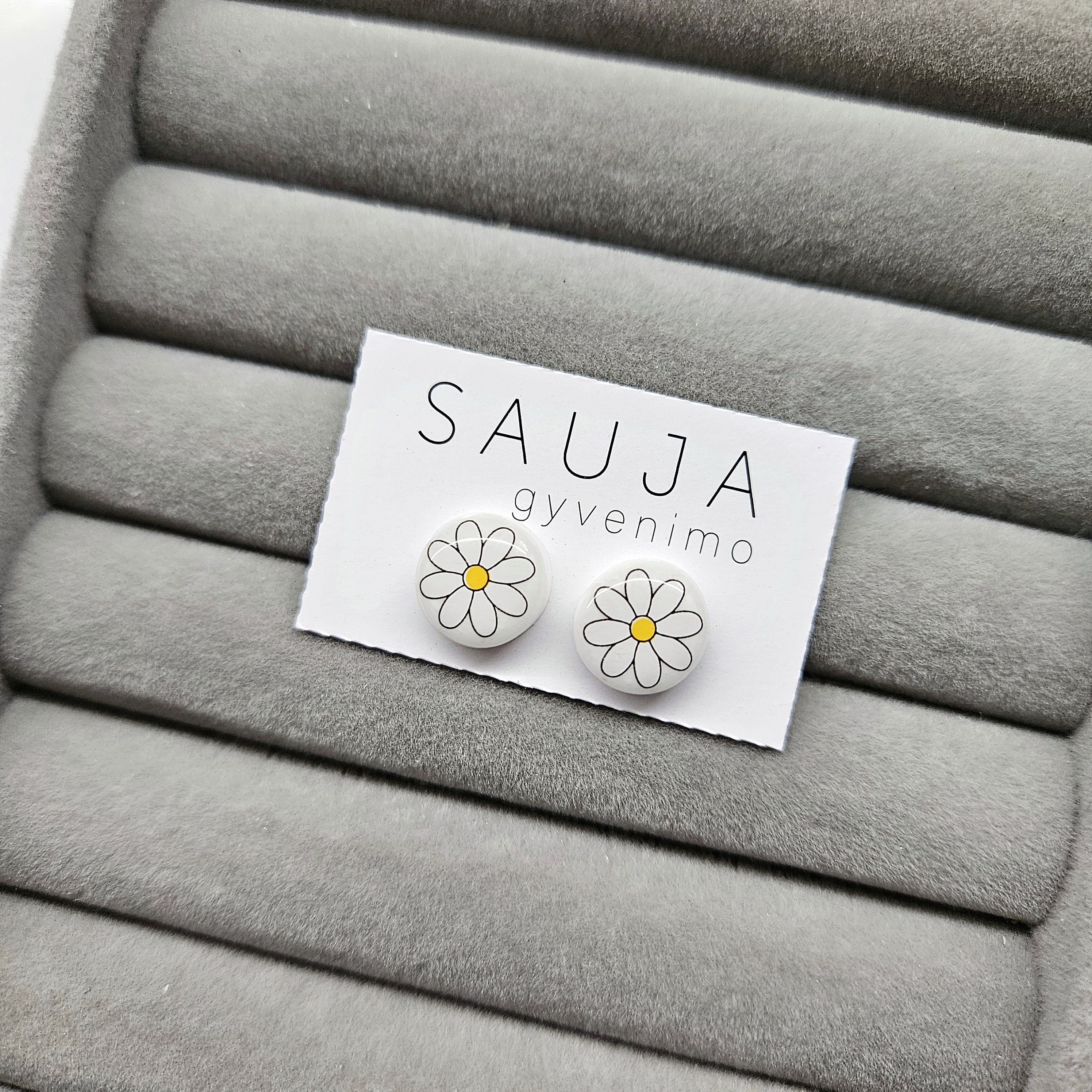 'White Flower' auskarai 