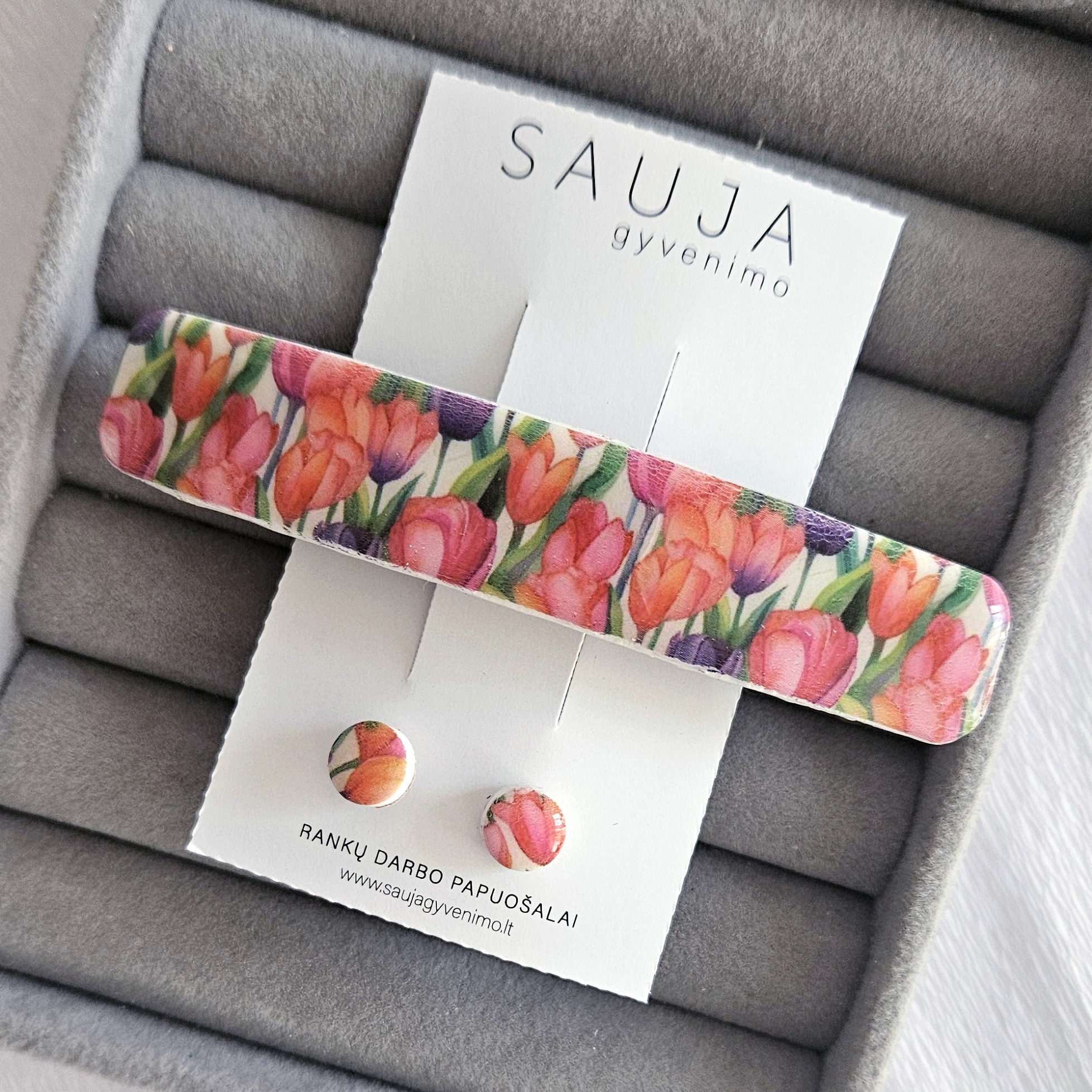 'Tulpės' segtukas 8 cm