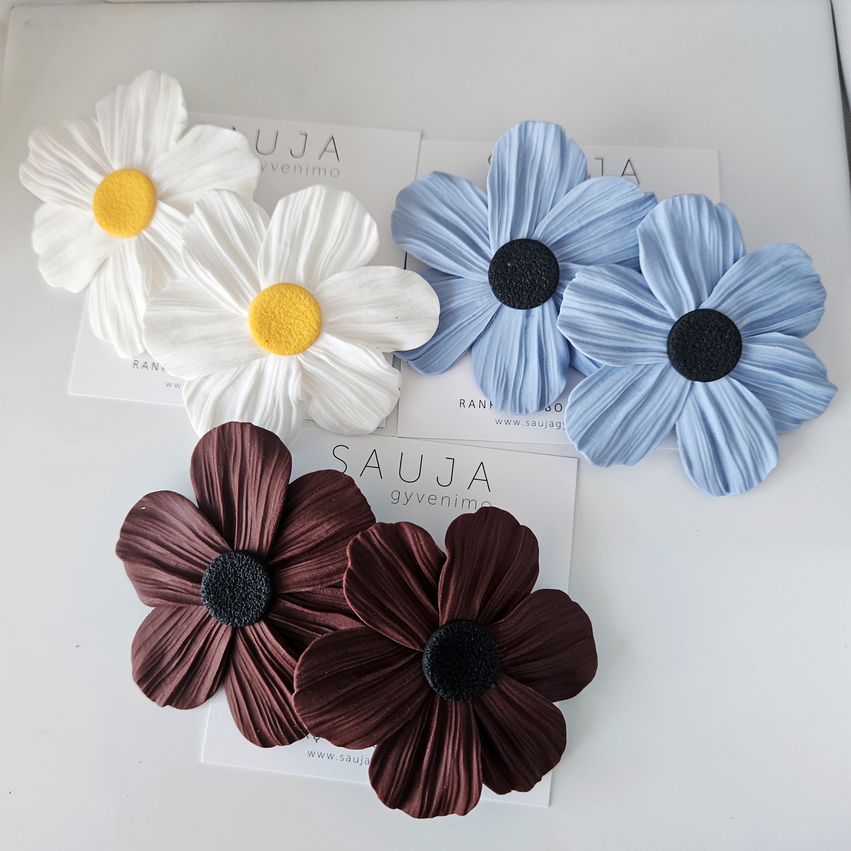 'Big flowers' auskarai 