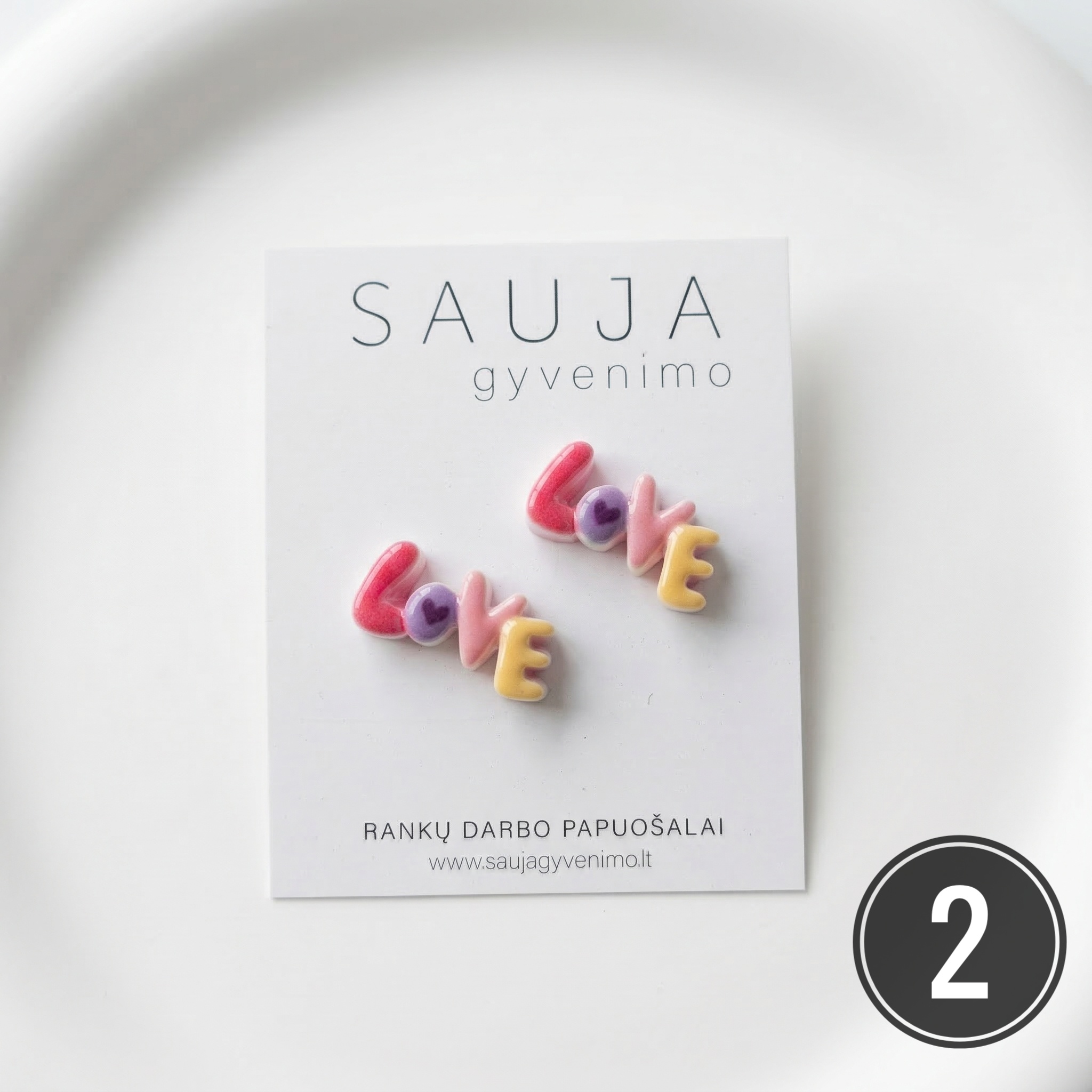 'Color love' auskarai