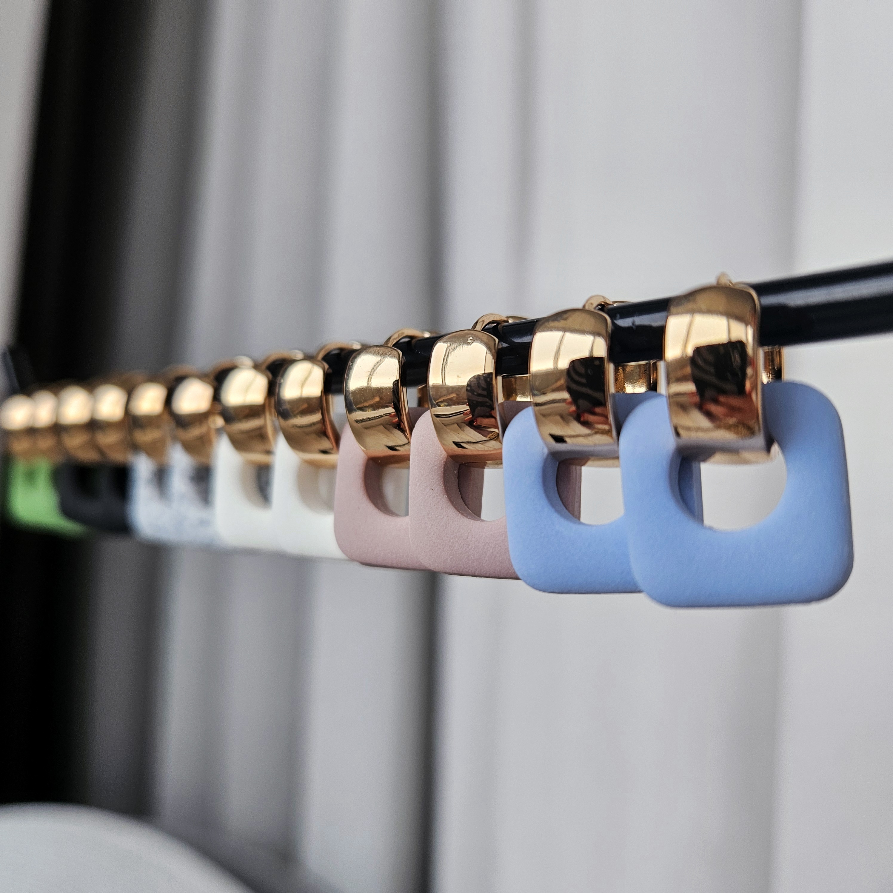 'Square' auskarų pakabukai