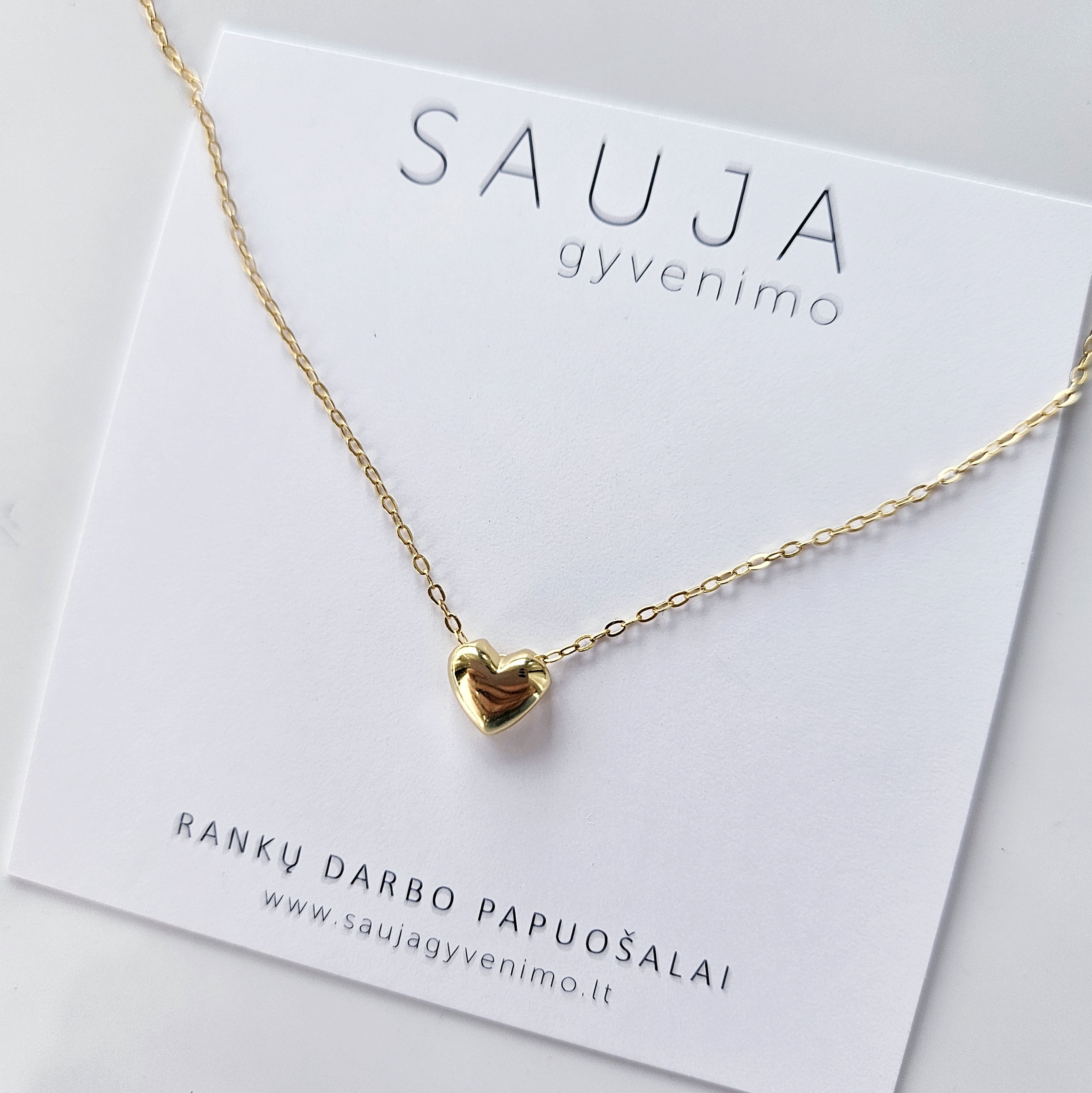'Heart' grandinėlė | 925 sidabras 