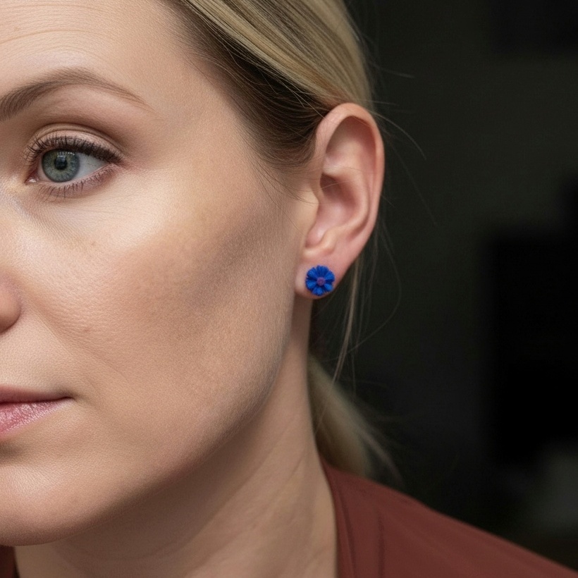 'Royal blue love' auskarai 